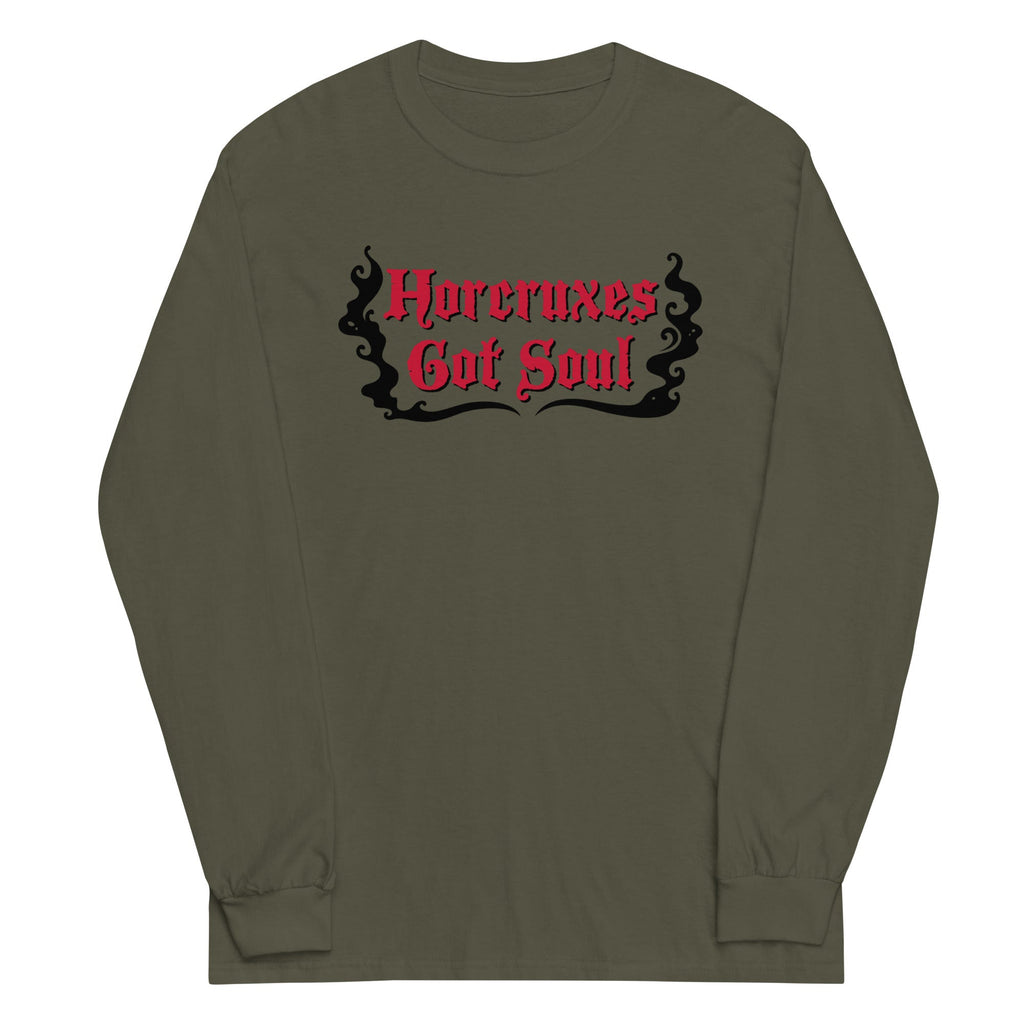 Horcruxes Got Soul Unisex Long Sleeve Tee Hoodie, Sweatshirt | PureTeeCo.com (Image 1)