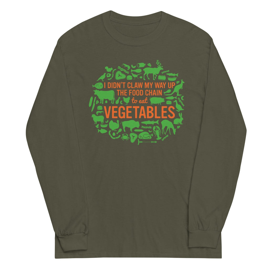 Top Of The Food Chain Unisex Long Sleeve Tee Hoodie, Sweatshirt | PureTeeCo.com (Image 4)