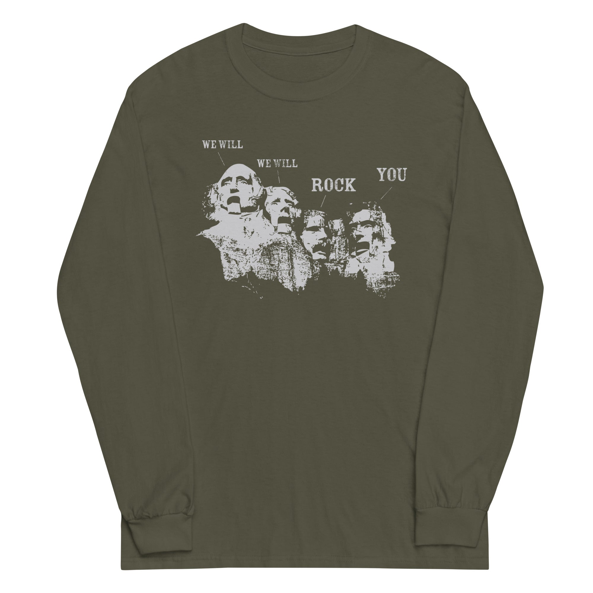 We Will Rock You Unisex Long Sleeve Tee Hoodie, Sweatshirt | PureTeeCo.com (Image 1)
