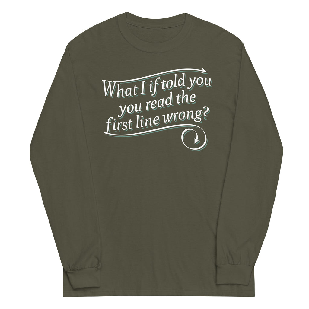 What I If Told You Unisex Long Sleeve Tee Hoodie, Sweatshirt | PureTeeCo.com (Image 5)