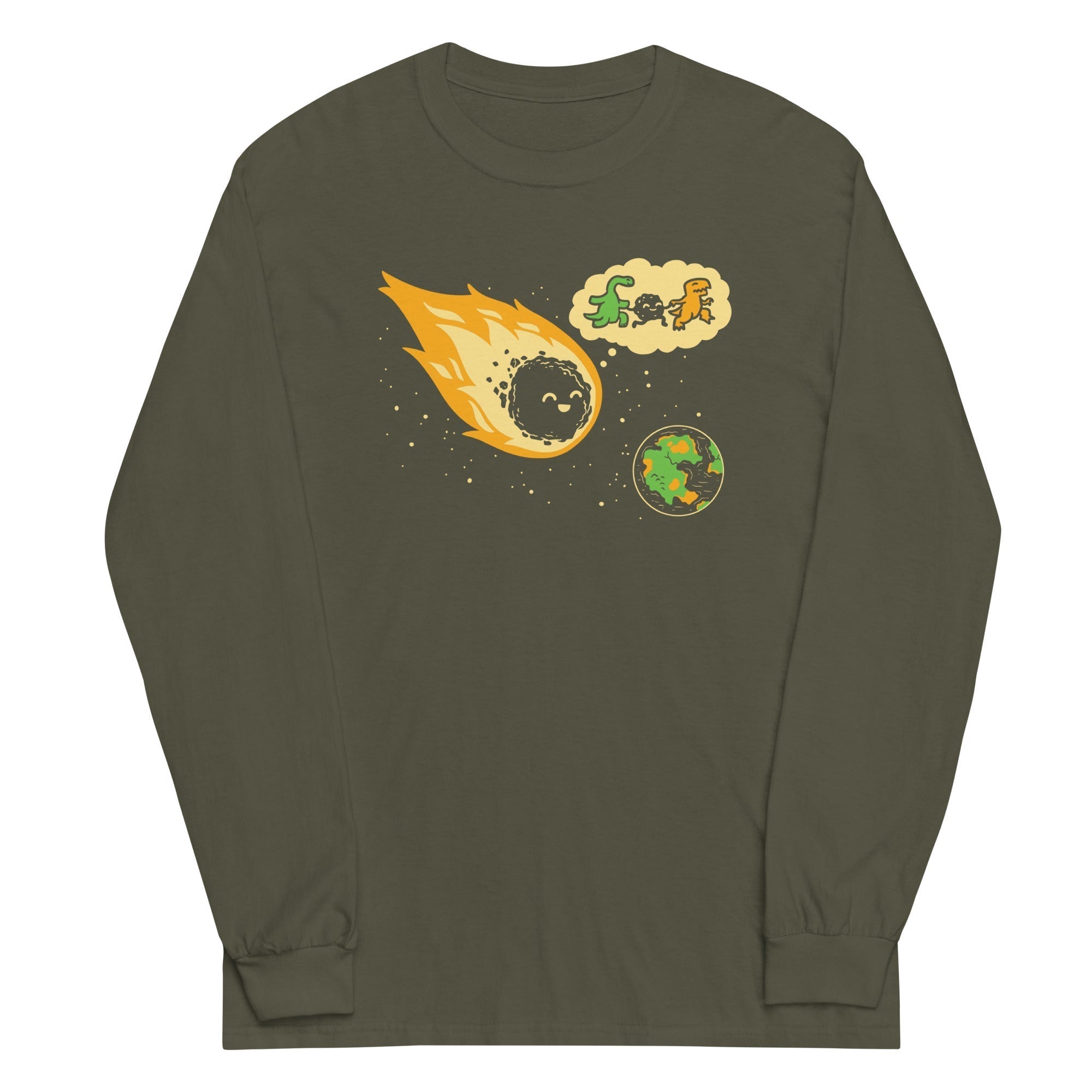 Meteor And Friends Unisex Long Sleeve Tee Hoodie, Sweatshirt | PureTeeCo.com (Image 3)