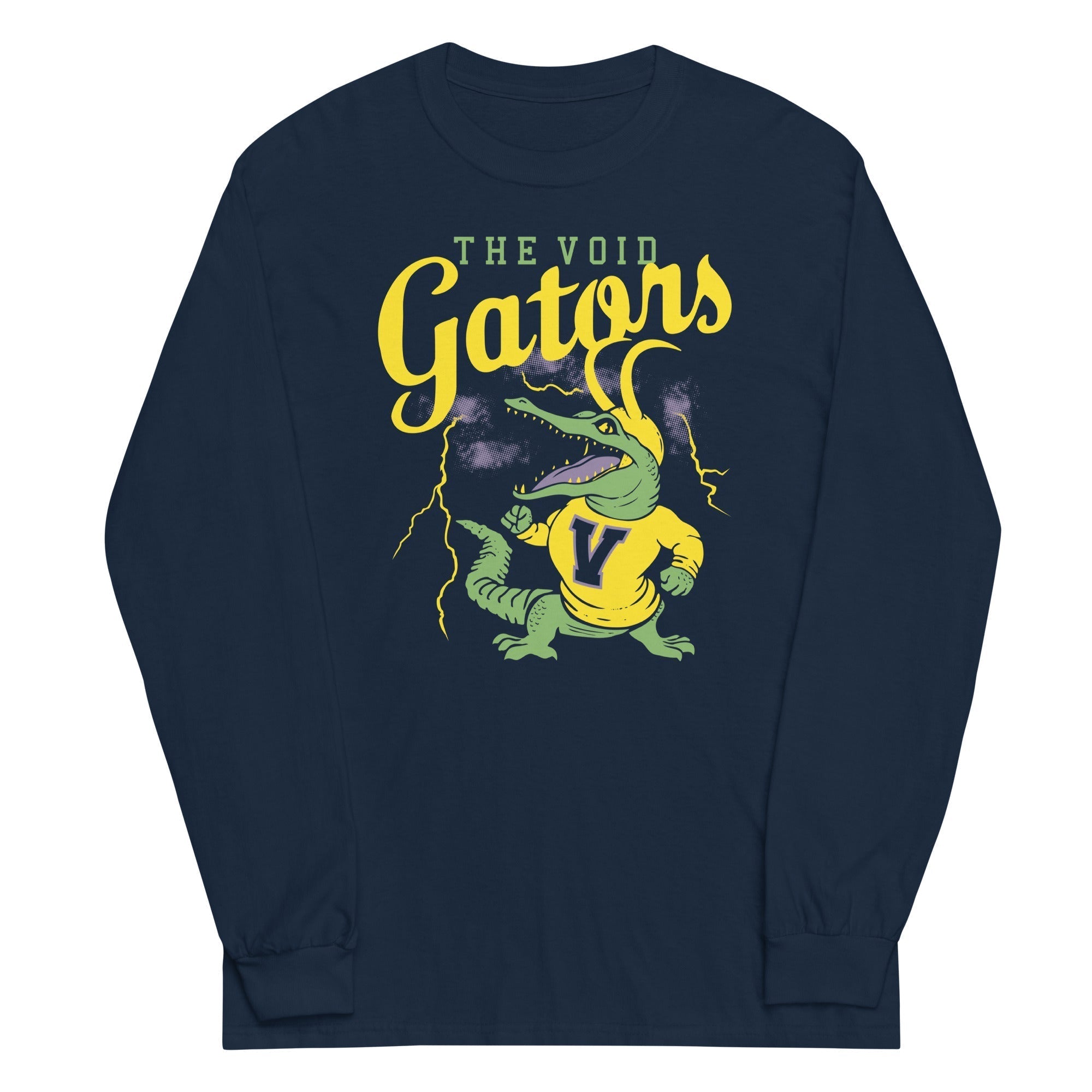 The Void Gators Unisex Long Sleeve Tee Hoodie, Sweatshirt | PureTeeCo.com (Image 2)