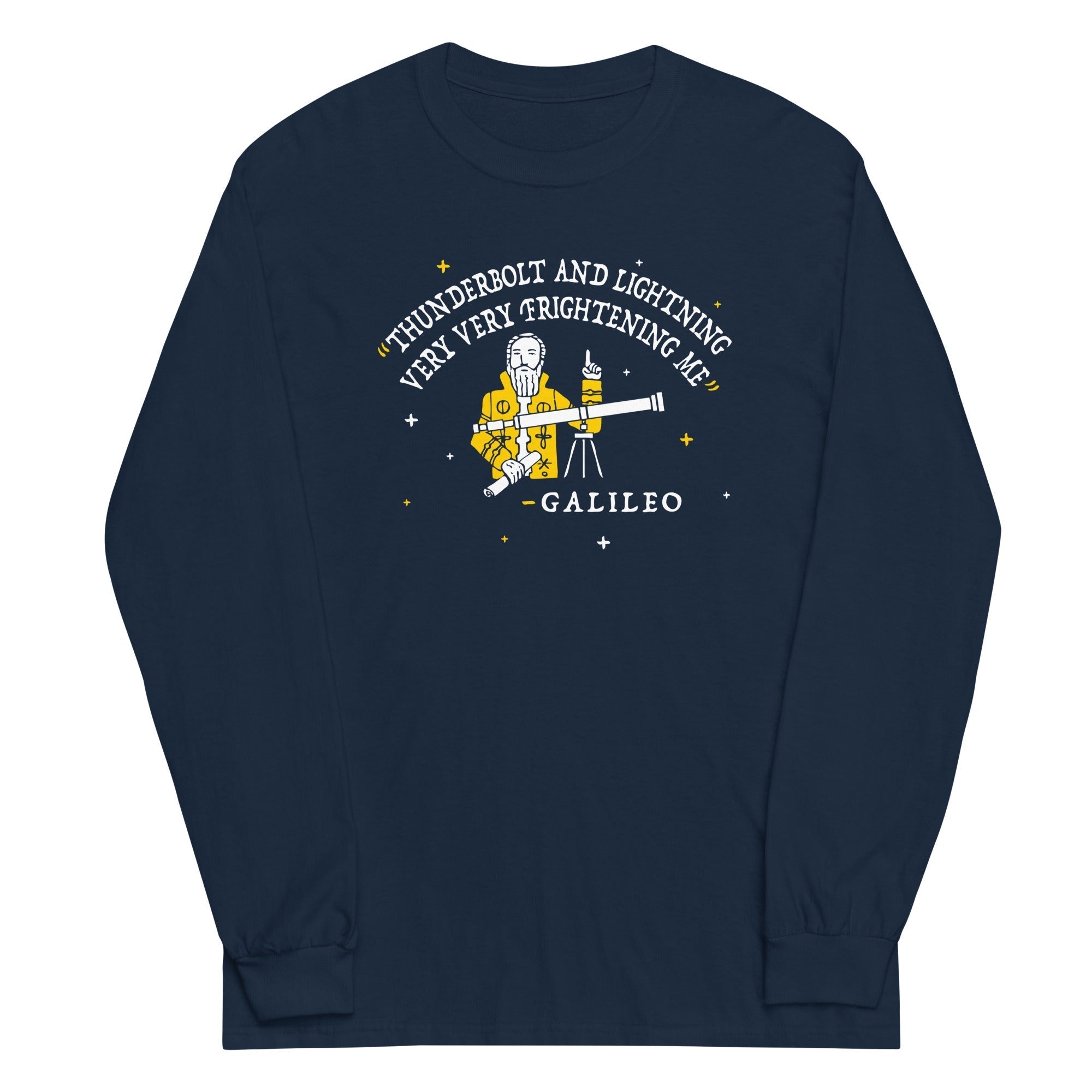 Thunderbolt And Lightning Unisex Long Sleeve Tee Hoodie, Sweatshirt | PureTeeCo.com (Image 2)