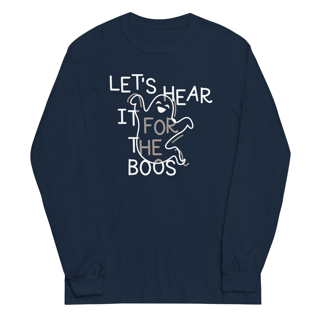 Let's Hear It For The Boos Unisex Long Sleeve Tee Hoodie, Sweatshirt | PureTeeCo.com (Image 2)