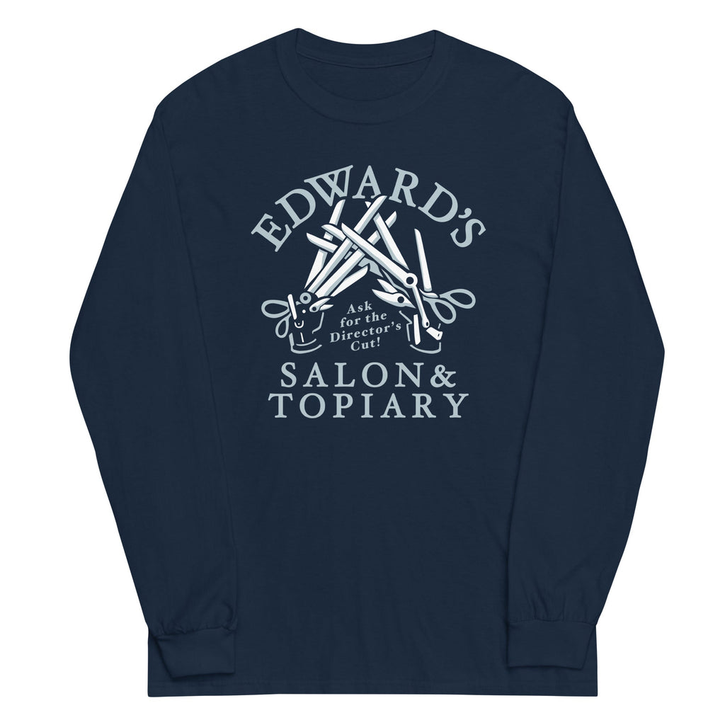 Edward's Salon and Topiary Unisex Long Sleeve Tee Hoodie, Sweatshirt | PureTeeCo.com (Image 2)