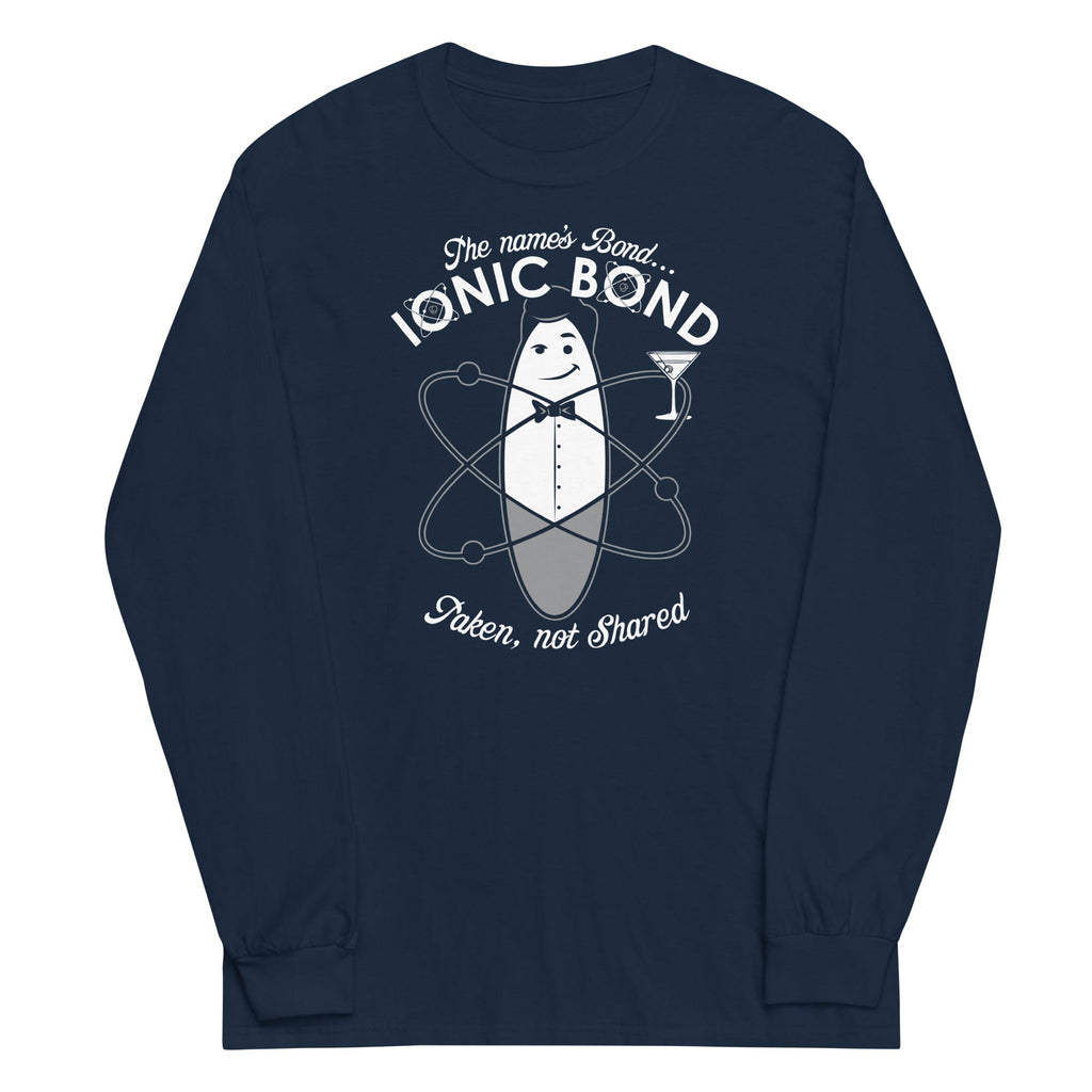 The Name's Bond, Ionic Bond Unisex Long Sleeve Tee Hoodie, Sweatshirt | PureTeeCo.com (Image 2)