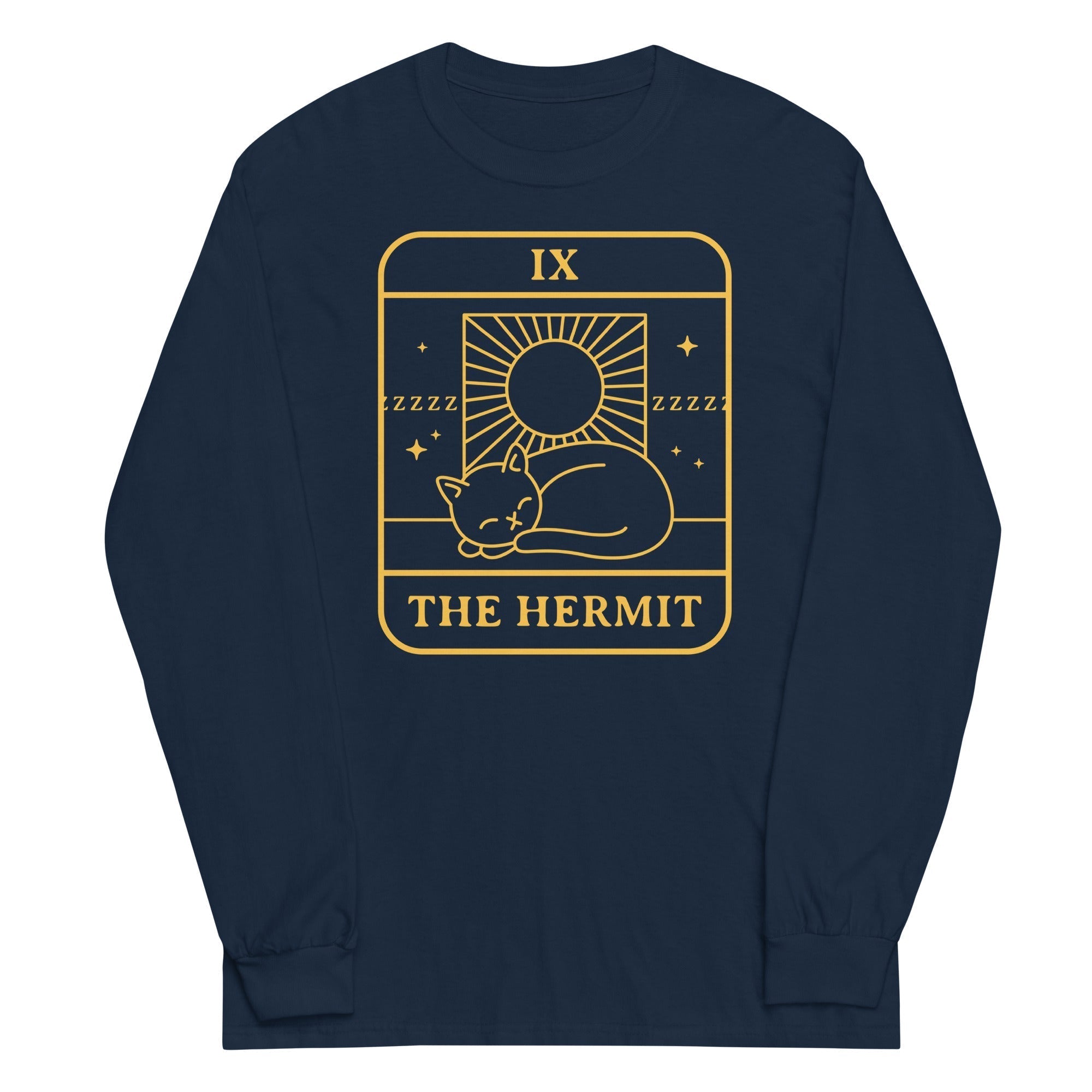 The Hermit Unisex Long Sleeve Tee Hoodie, Sweatshirt | PureTeeCo.com (Image 2)