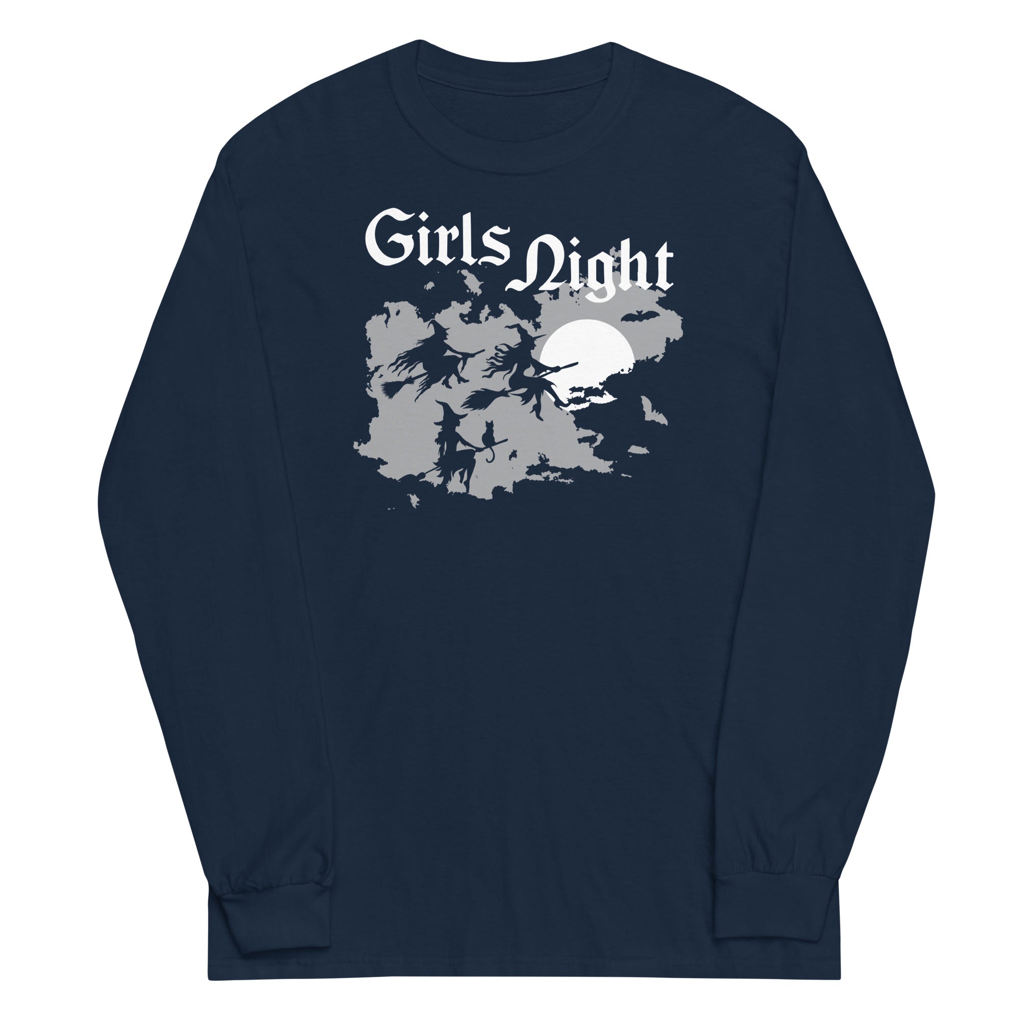 Girls Night Unisex Long Sleeve Tee Hoodie, Sweatshirt | PureTeeCo.com (Image 2)