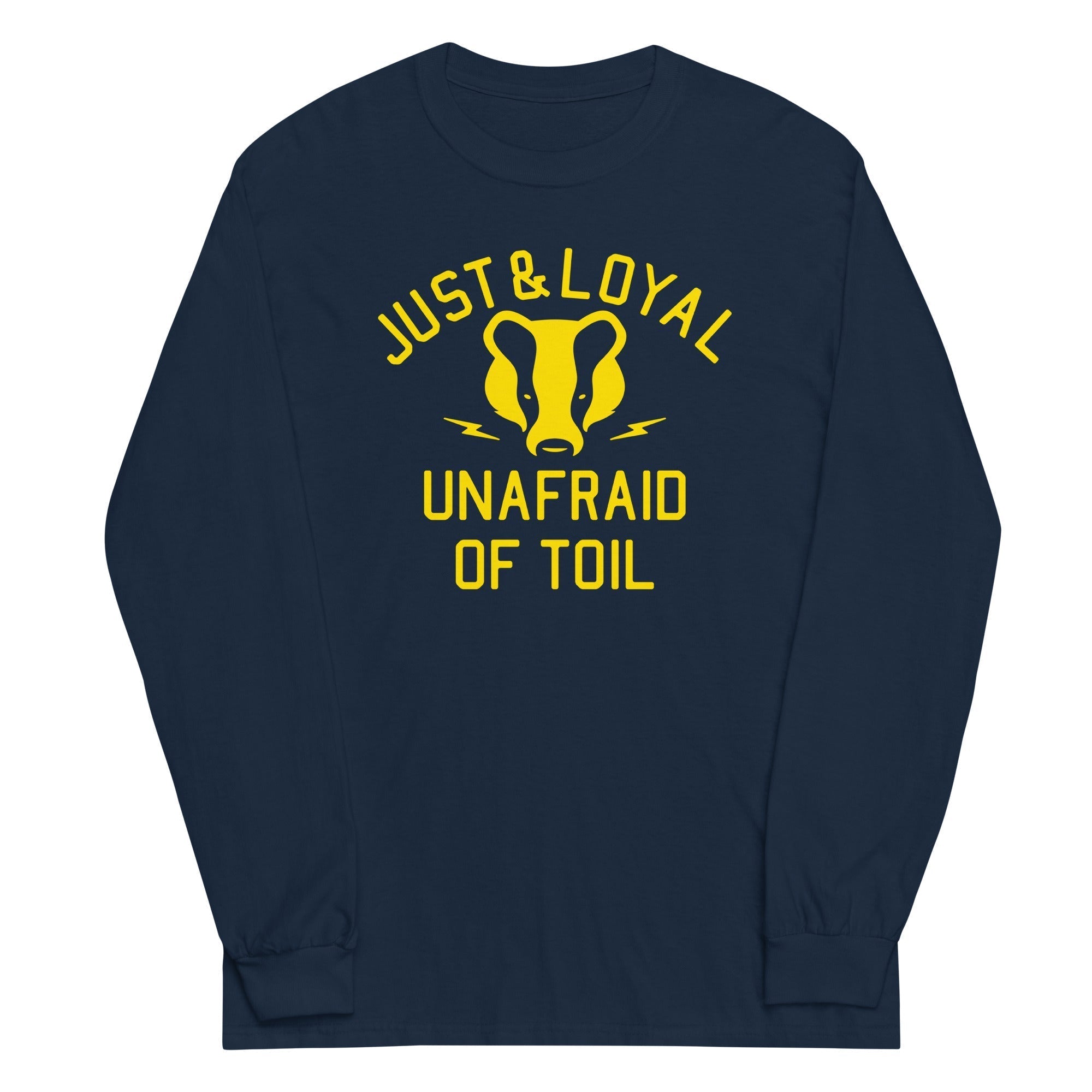 Just And Loyal, Unafraid Of Toil Unisex Long Sleeve Tee Hoodie, Sweatshirt | PureTeeCo.com (Image 2)