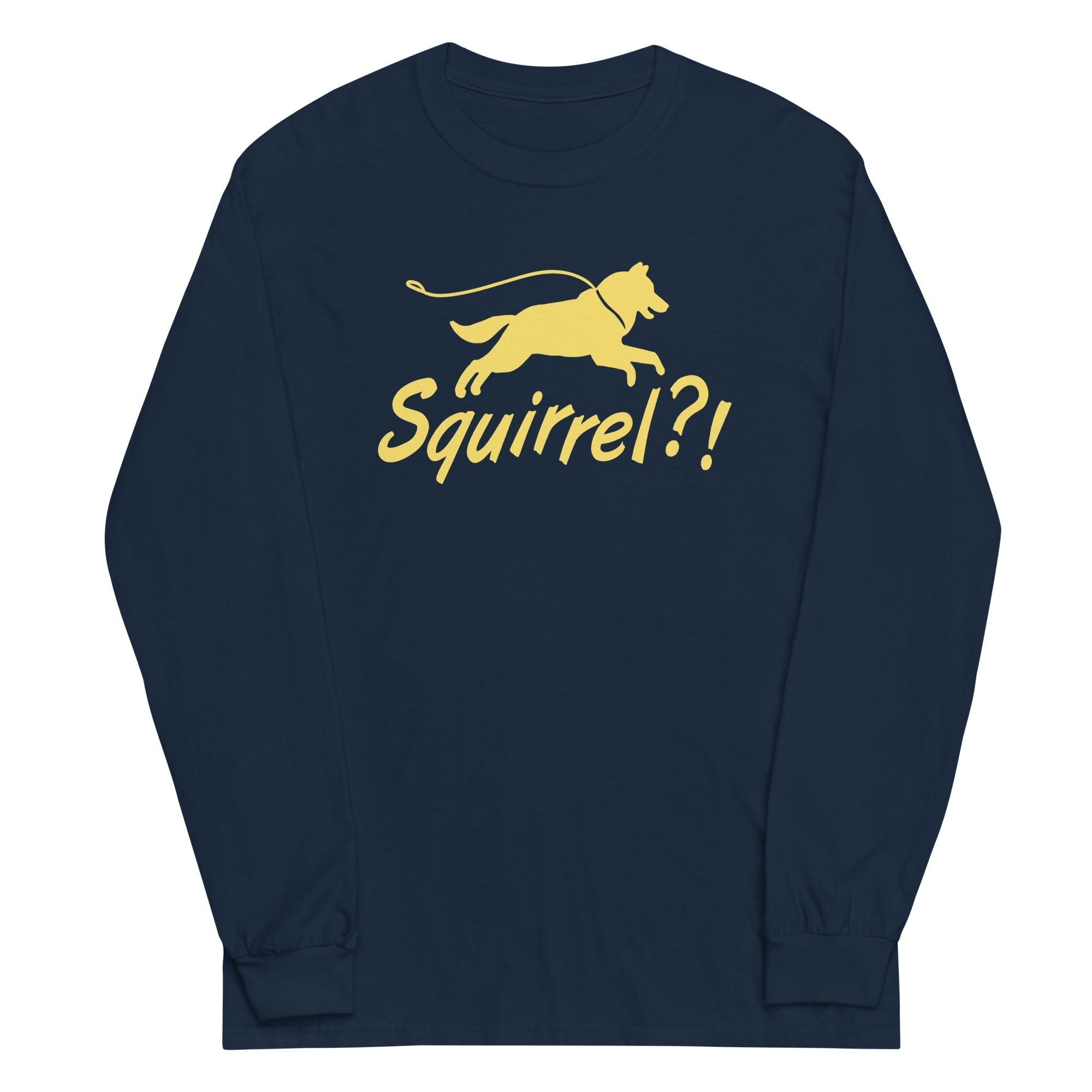 Squirrel?! Unisex Long Sleeve Tee Hoodie, Sweatshirt | PureTeeCo.com (Image 1)