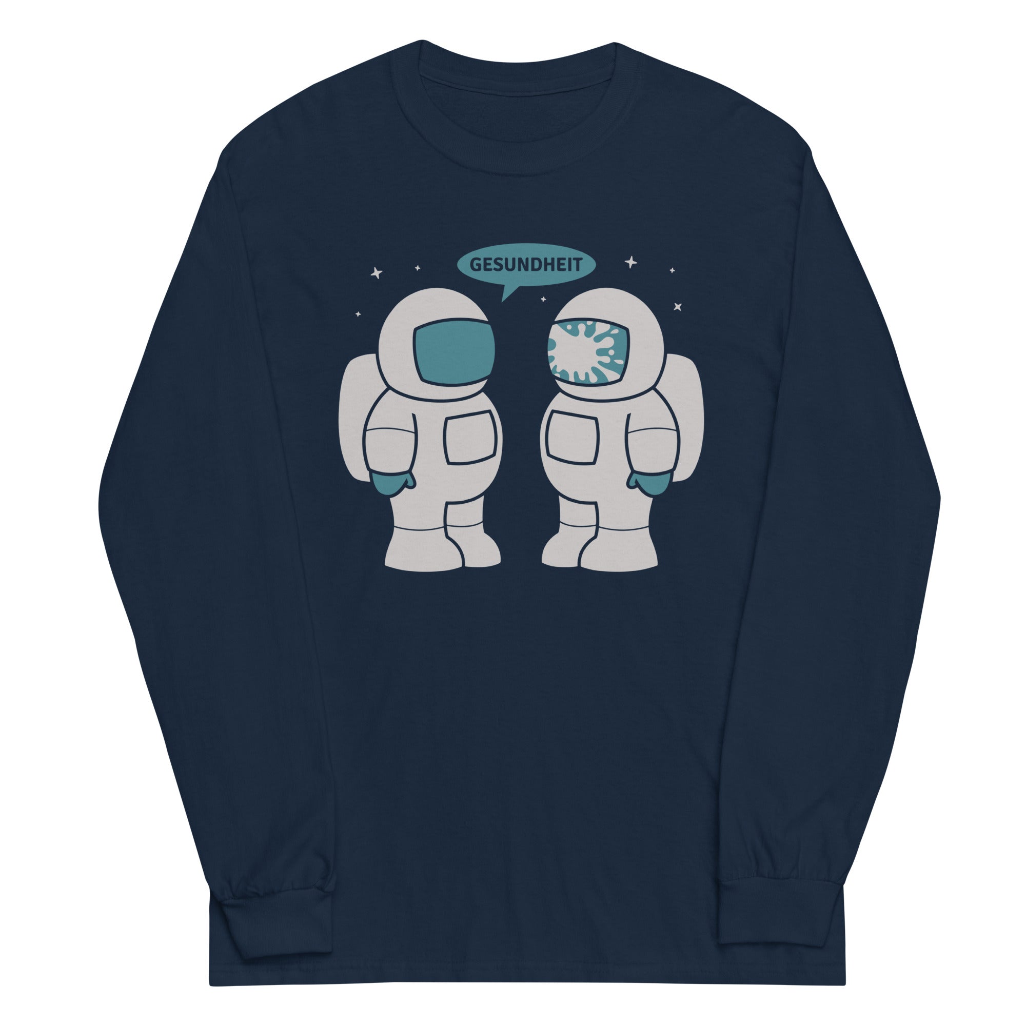 Space Sneeze Unisex Long Sleeve Tee Hoodie, Sweatshirt | PureTeeCo.com (Image 2)