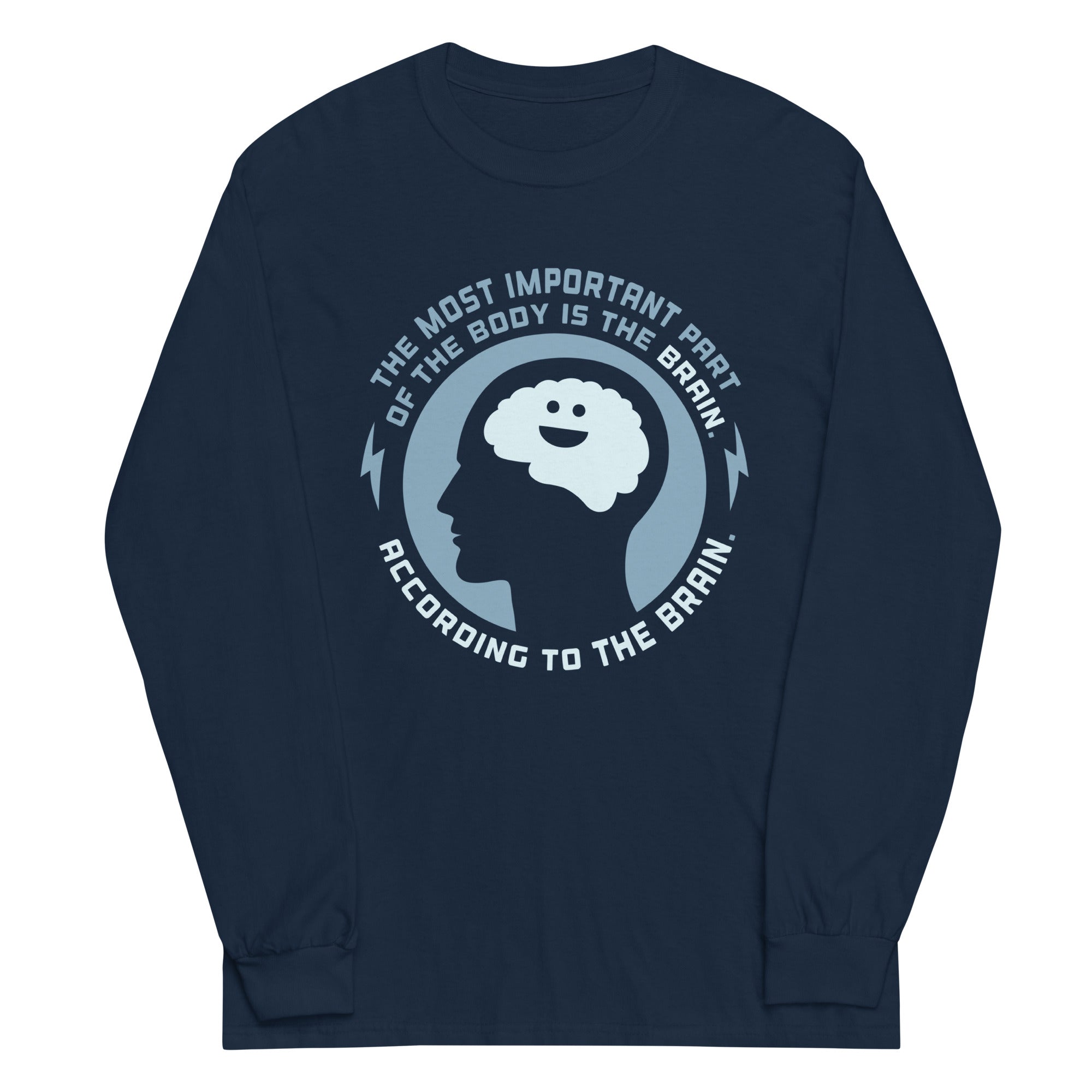 Most Important Part Of The Body Unisex Long Sleeve Tee Hoodie, Sweatshirt | PureTeeCo.com (Image 2)