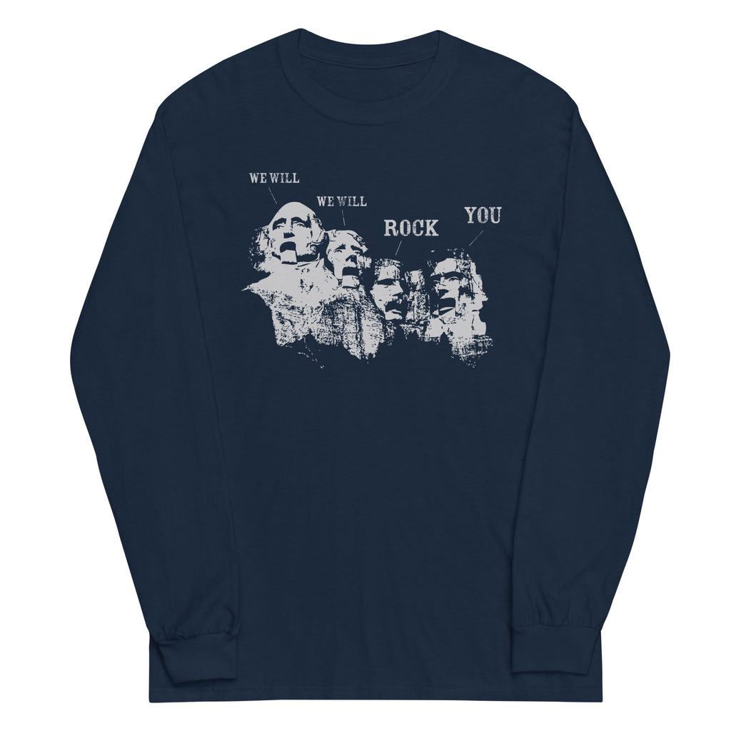 We Will Rock You Unisex Long Sleeve Tee Hoodie, Sweatshirt | PureTeeCo.com (Image 3)