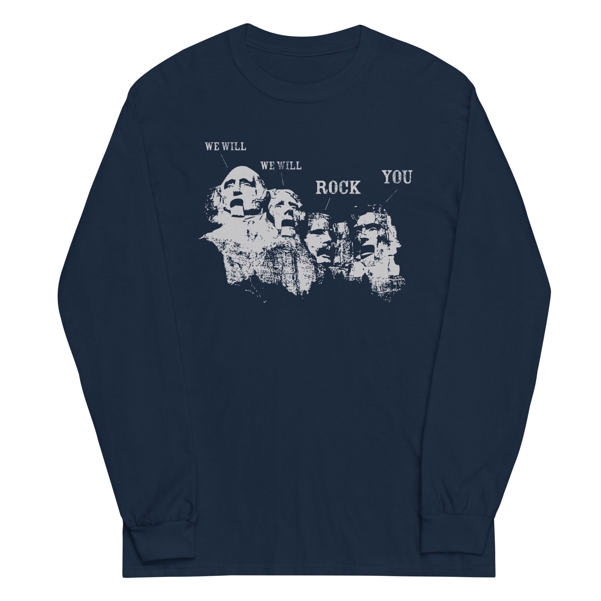 We Will Rock You Unisex Long Sleeve Tee Hoodie, Sweatshirt | PureTeeCo.com (Image 3)