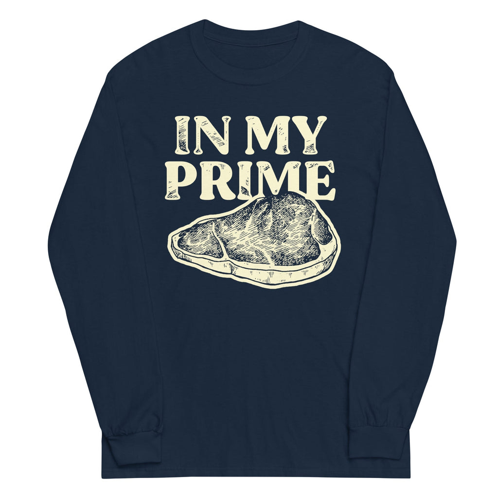 In My Prime Unisex Long Sleeve Tee Hoodie, Sweatshirt | PureTeeCo.com (Image 3)