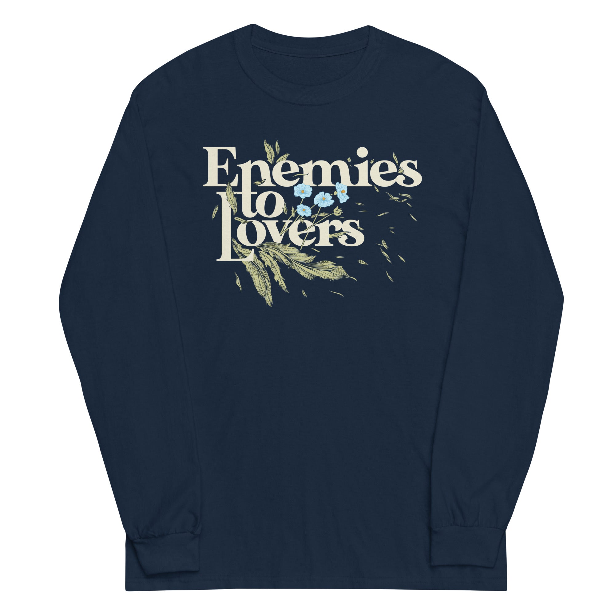 Enemies To Lovers Unisex Long Sleeve Tee Hoodie, Sweatshirt | PureTeeCo.com (Image 2)