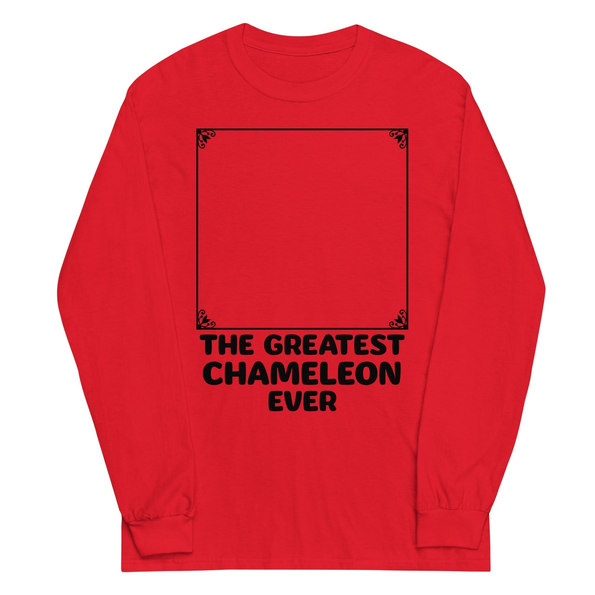 The Greatest Chameleon Ever Unisex Long Sleeve Tee Hoodie, Sweatshirt | PureTeeCo.com (Image 2)