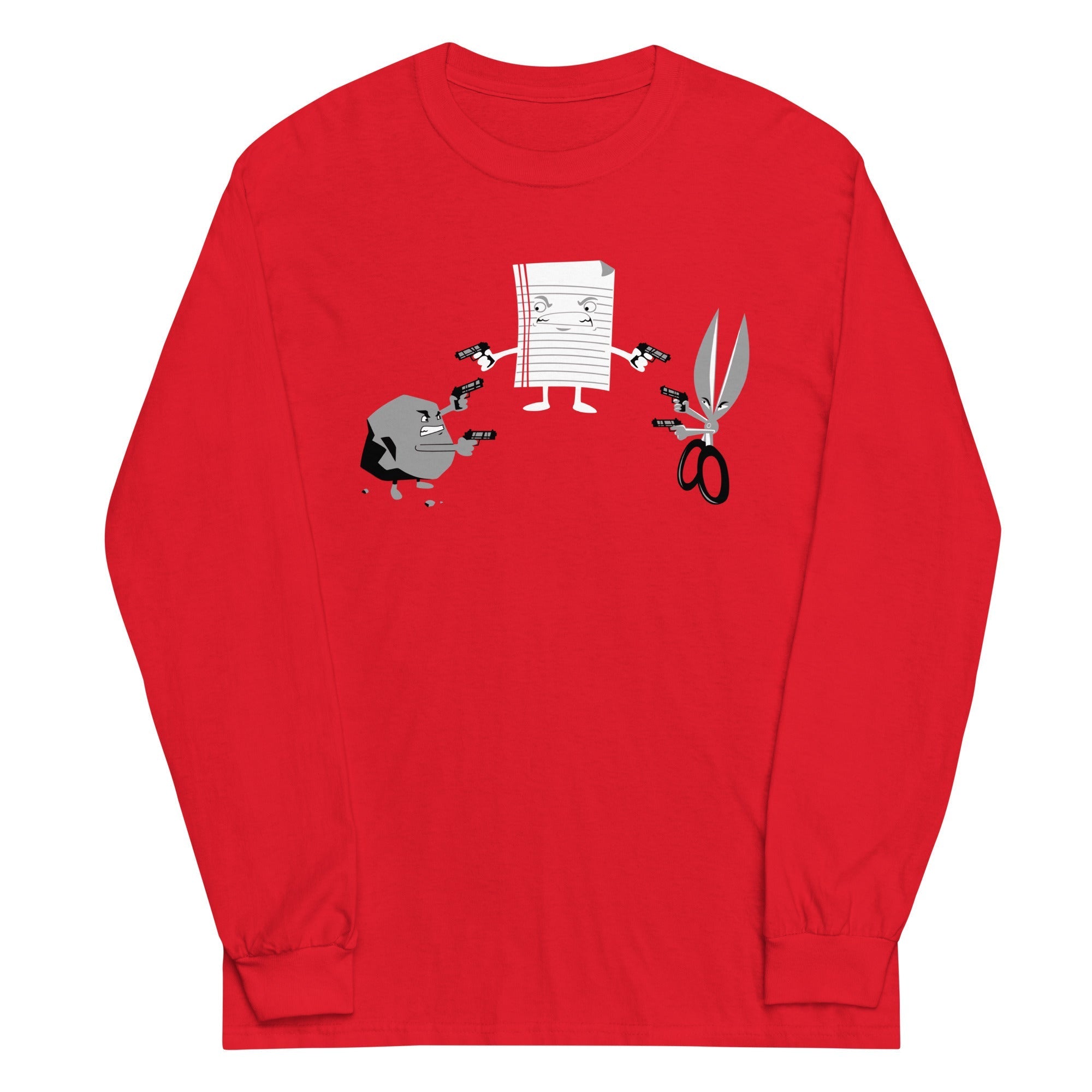 Standoff Unisex Long Sleeve Tee Hoodie, Sweatshirt | PureTeeCo.com (Image 1)