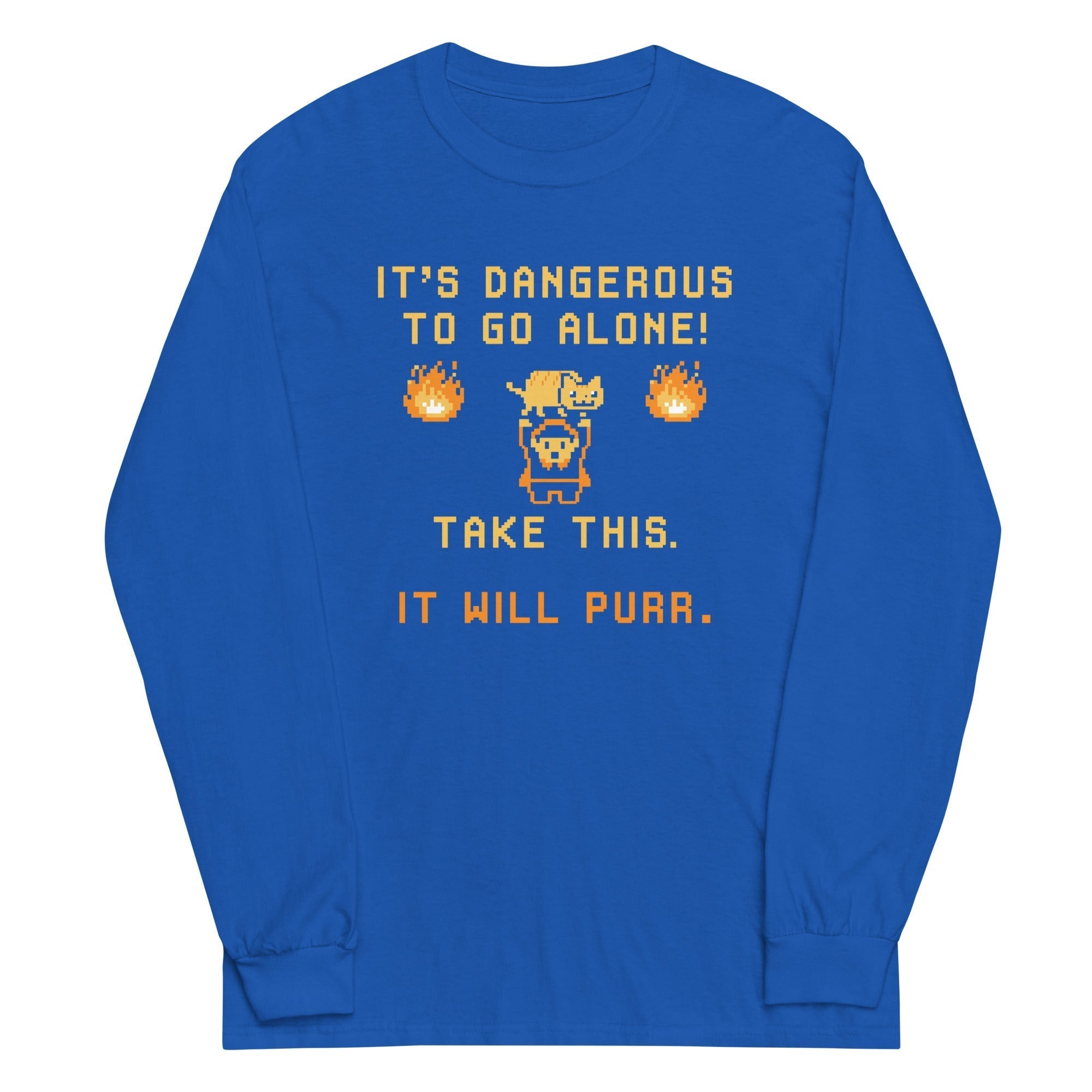 It's Dangerous To Go Alone Unisex Long Sleeve Tee Hoodie, Sweatshirt | PureTeeCo.com (Image 3)