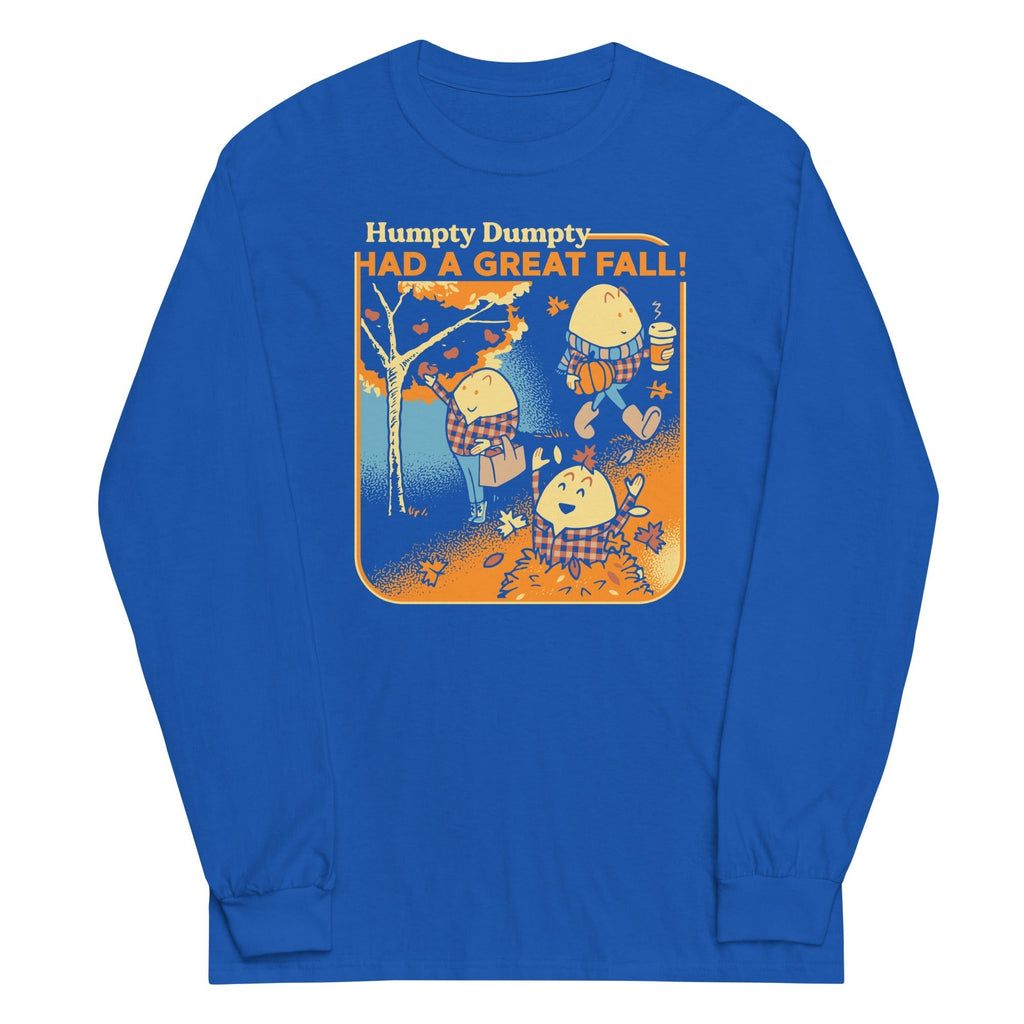 Humpty Dumpty Had A Great Fall Unisex Long Sleeve Tee Hoodie, Sweatshirt | PureTeeCo.com (Image 4)