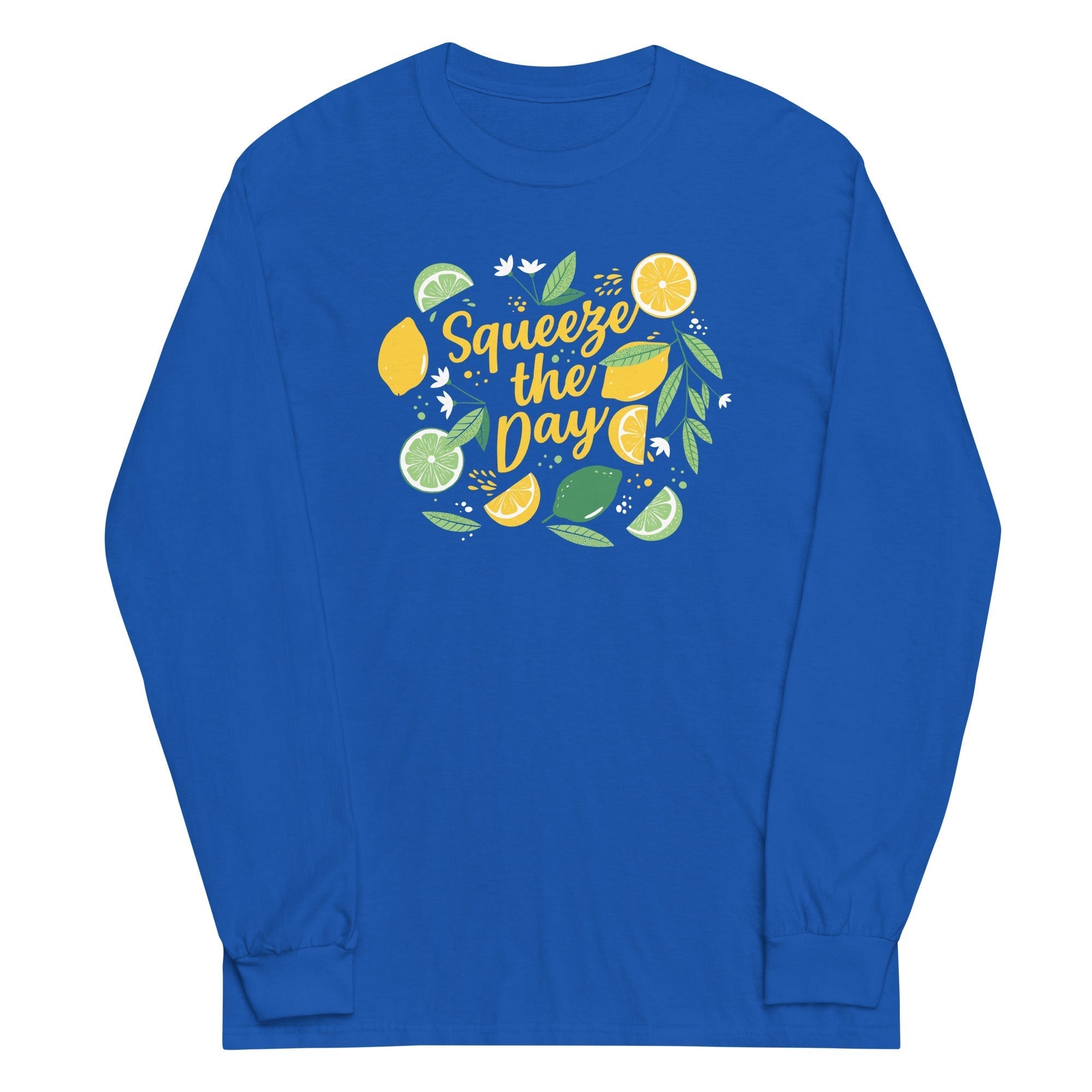 Squeeze The Day Unisex Long Sleeve Tee Hoodie, Sweatshirt | PureTeeCo.com (Image 4)