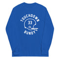 Touchdown Bundy Unisex Long Sleeve Tee Hoodie, Sweatshirt | PureTeeCo.com (Image 1)