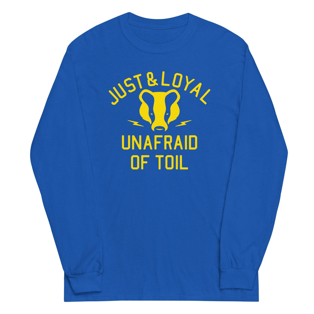 Just And Loyal, Unafraid Of Toil Unisex Long Sleeve Tee Hoodie, Sweatshirt | PureTeeCo.com (Image 4)