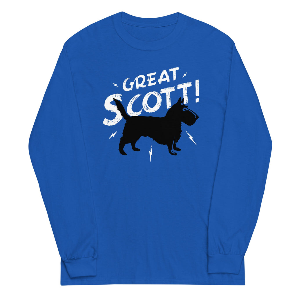 Great Scott! Unisex Long Sleeve Tee Hoodie, Sweatshirt | PureTeeCo.com (Image 2)