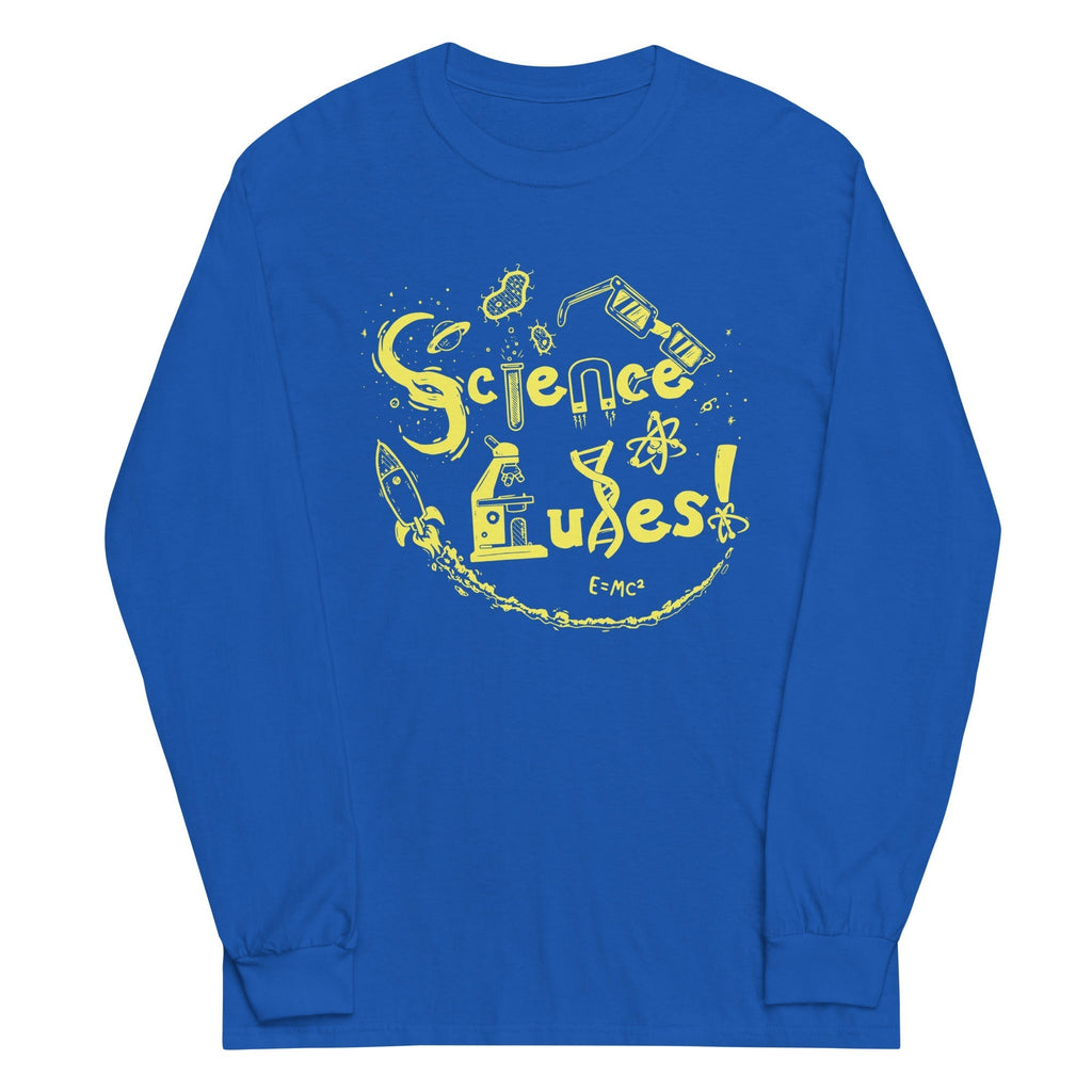 Science Rules! Unisex Long Sleeve Tee Hoodie, Sweatshirt | PureTeeCo.com (Image 4)