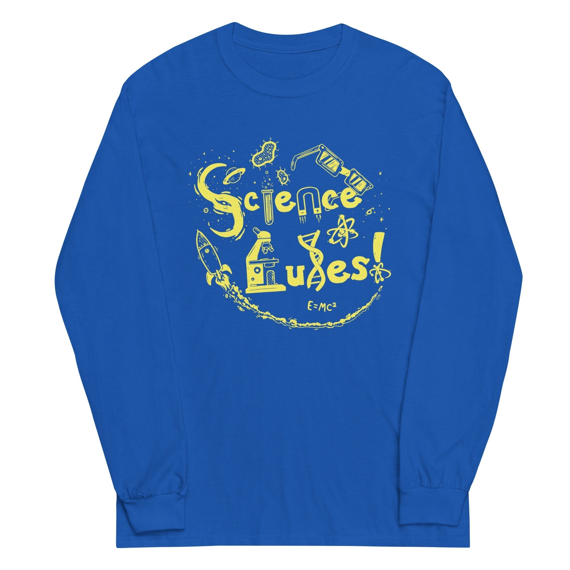 Science Rules! Unisex Long Sleeve Tee Hoodie, Sweatshirt | PureTeeCo.com (Image 4)
