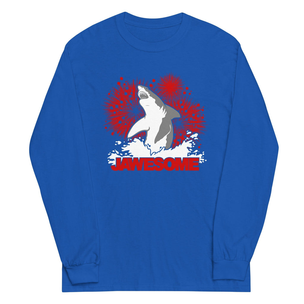 Jawesome! Unisex Long Sleeve Tee Hoodie, Sweatshirt | PureTeeCo.com (Image 3)