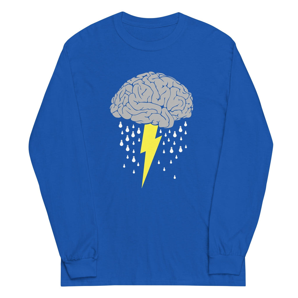 Brainstorm Unisex Long Sleeve Tee Hoodie, Sweatshirt | PureTeeCo.com (Image 5)