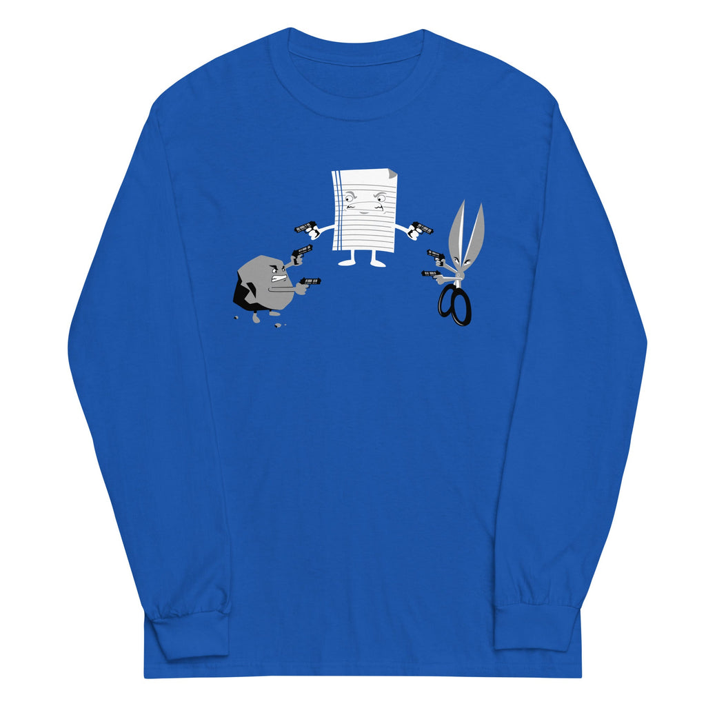 Standoff Unisex Long Sleeve Tee Hoodie, Sweatshirt | PureTeeCo.com (Image 2)
