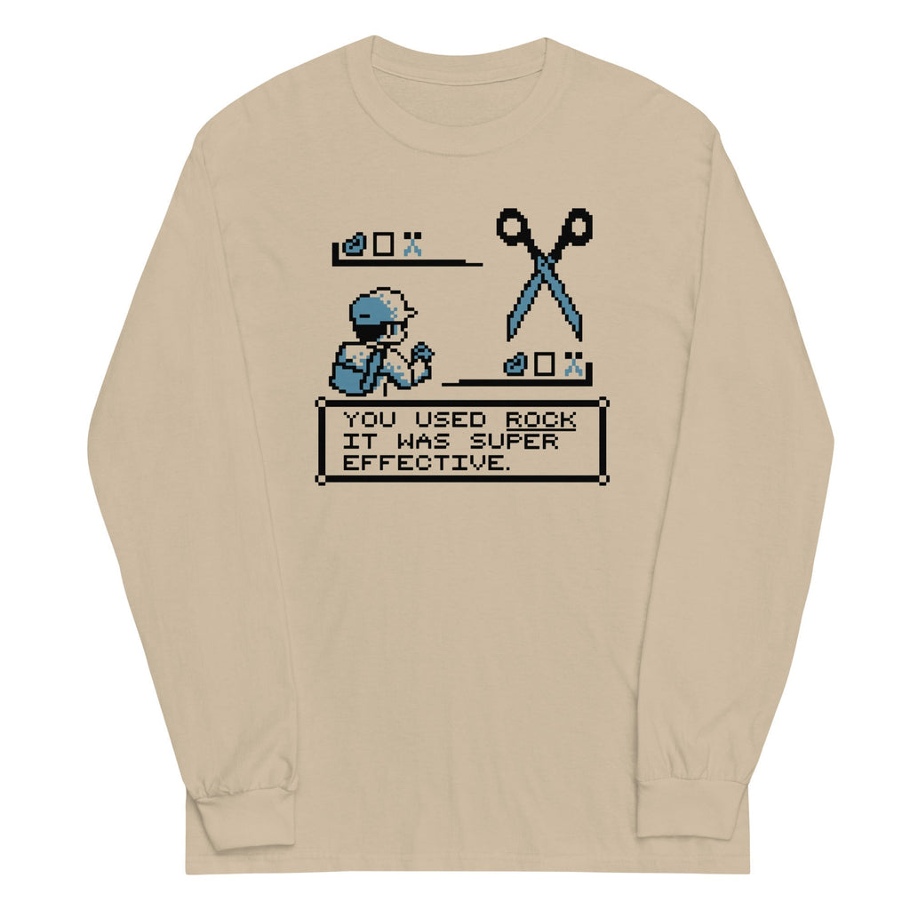 Rock Paper Scissors Battle Unisex Long Sleeve Tee Hoodie, Sweatshirt | PureTeeCo.com (Image 3)