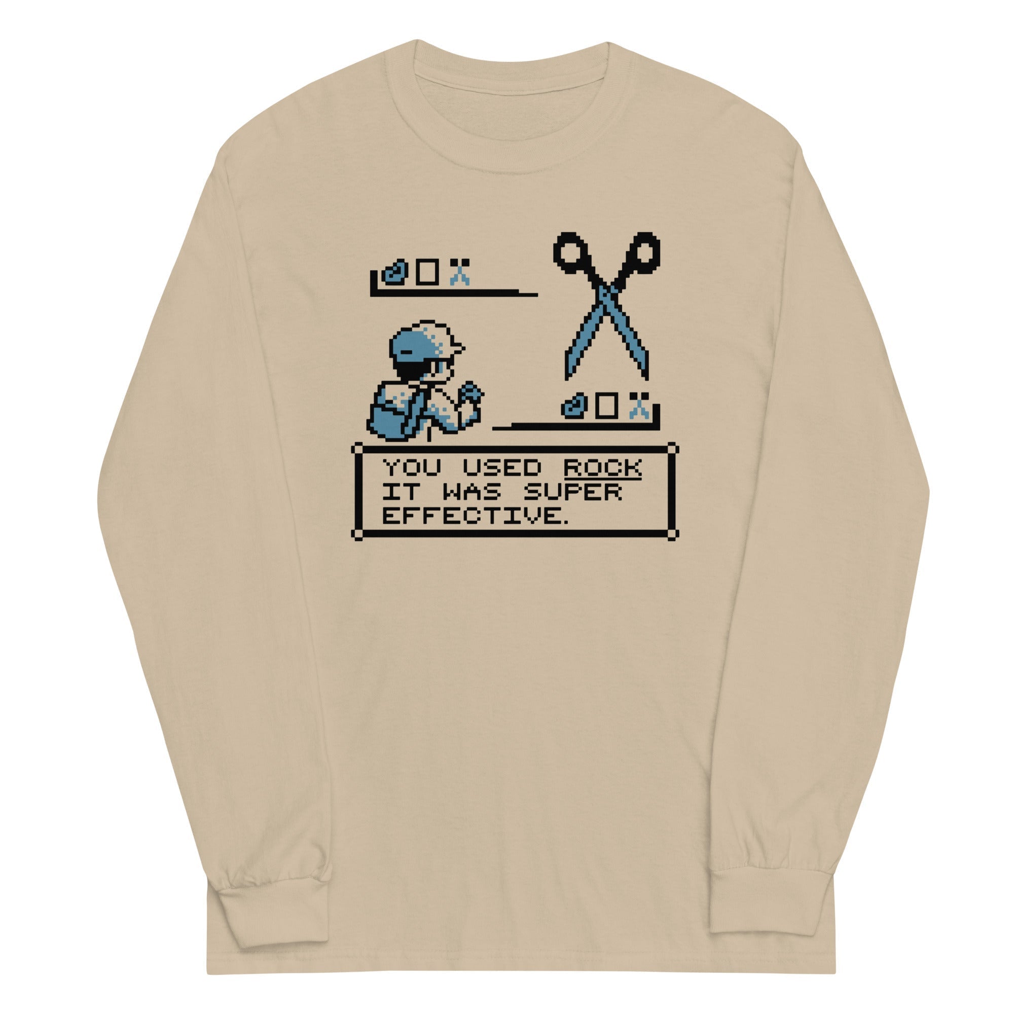 Rock Paper Scissors Battle Unisex Long Sleeve Tee Hoodie, Sweatshirt | PureTeeCo.com (Image 3)