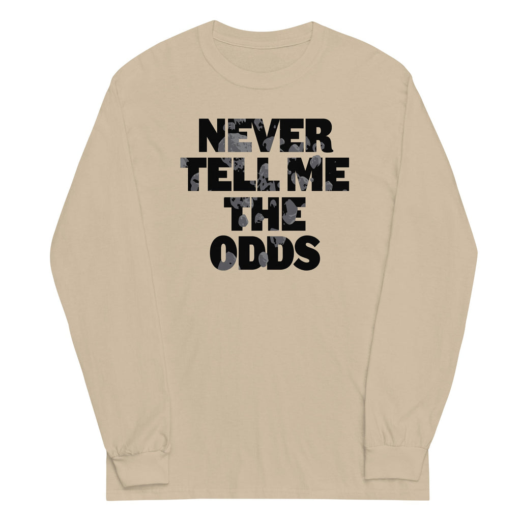 Never Tell Me The Odds Unisex Long Sleeve Tee Hoodie, Sweatshirt | PureTeeCo.com (Image 3)