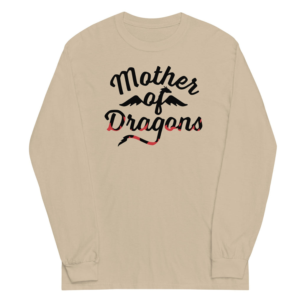 Mother Of Dragons Unisex Long Sleeve Tee Hoodie, Sweatshirt | PureTeeCo.com (Image 3)