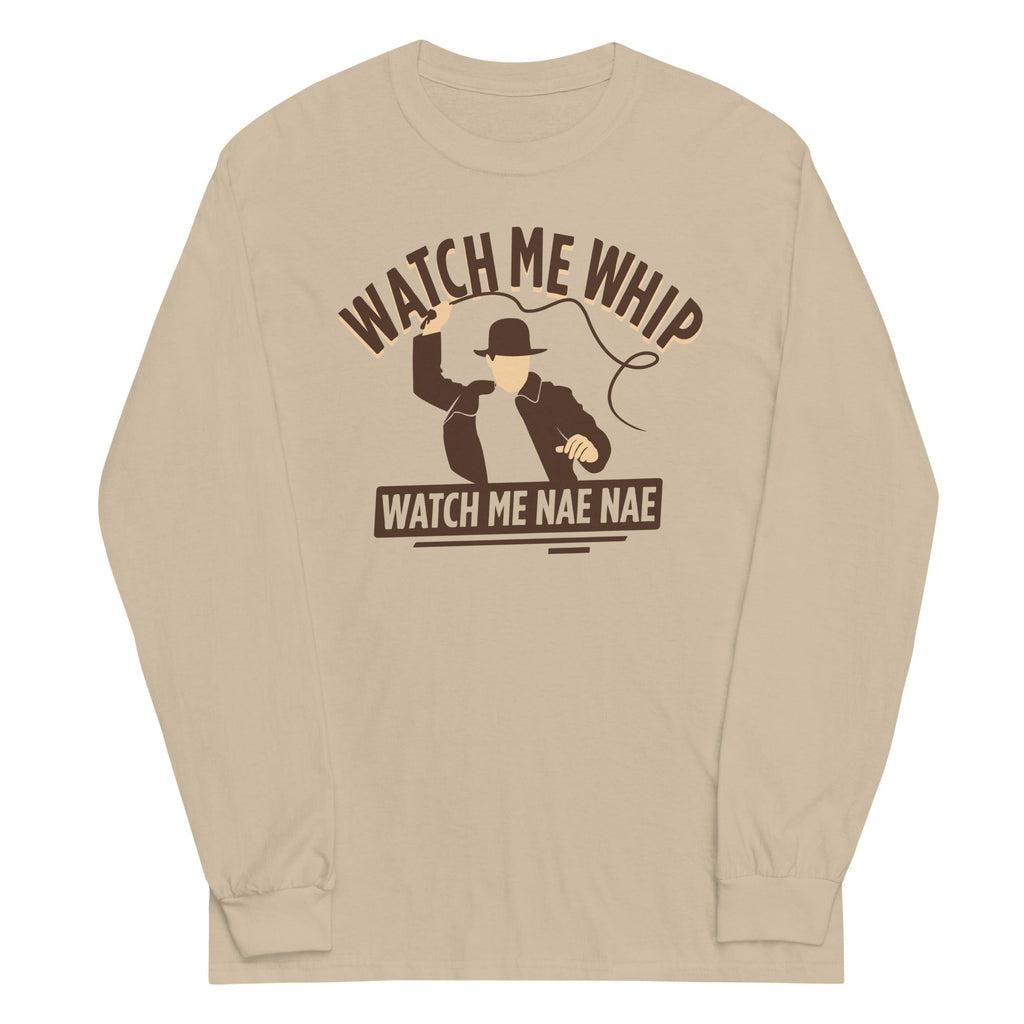 Watch Me Whip Unisex Long Sleeve Tee Hoodie, Sweatshirt | PureTeeCo.com (Image 3)