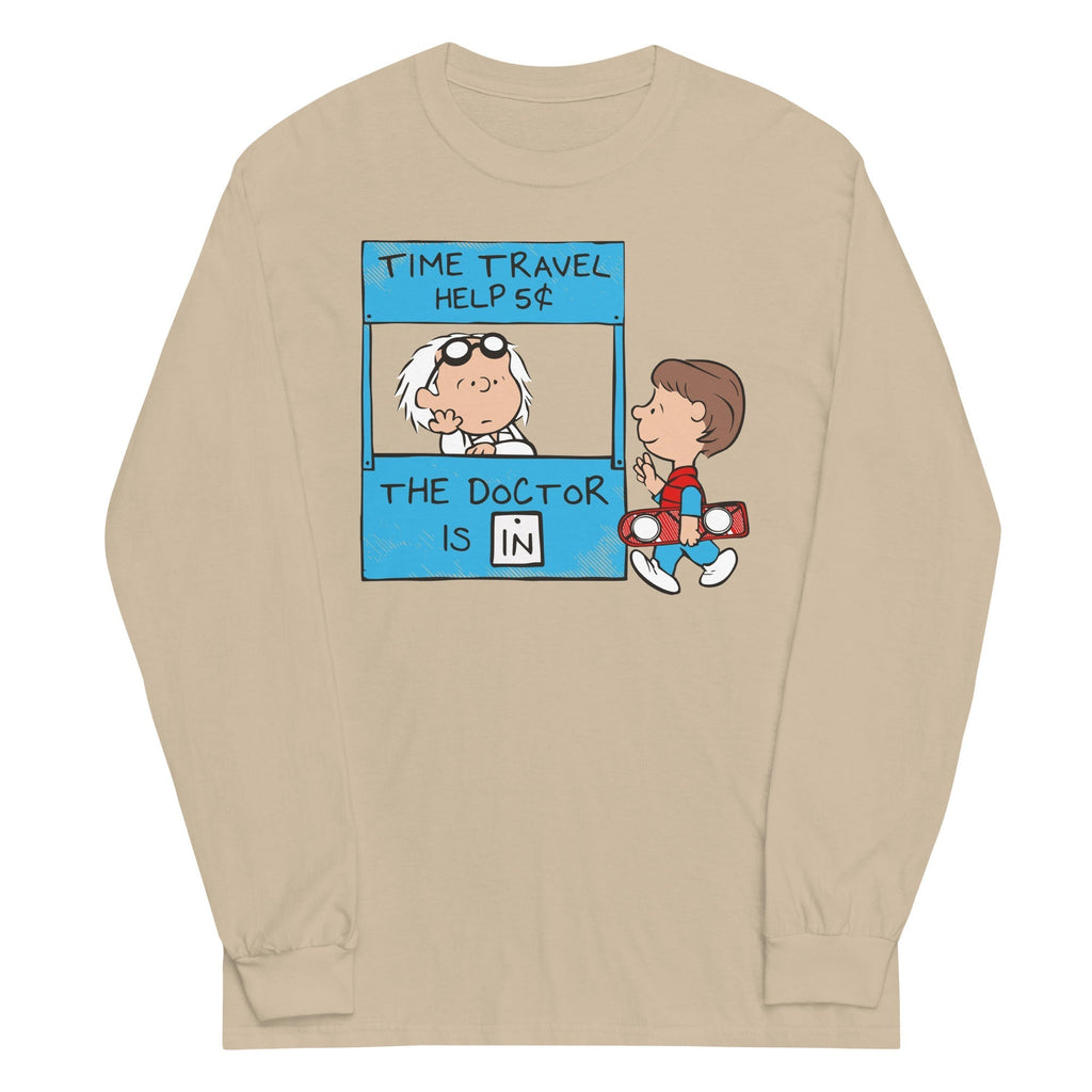 The Doctor Is In Unisex Long Sleeve Tee Hoodie, Sweatshirt | PureTeeCo.com (Image 5)