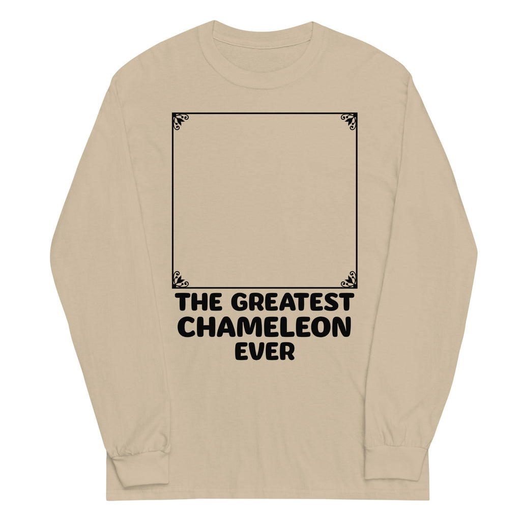 The Greatest Chameleon Ever Unisex Long Sleeve Tee Hoodie, Sweatshirt | PureTeeCo.com (Image 4)