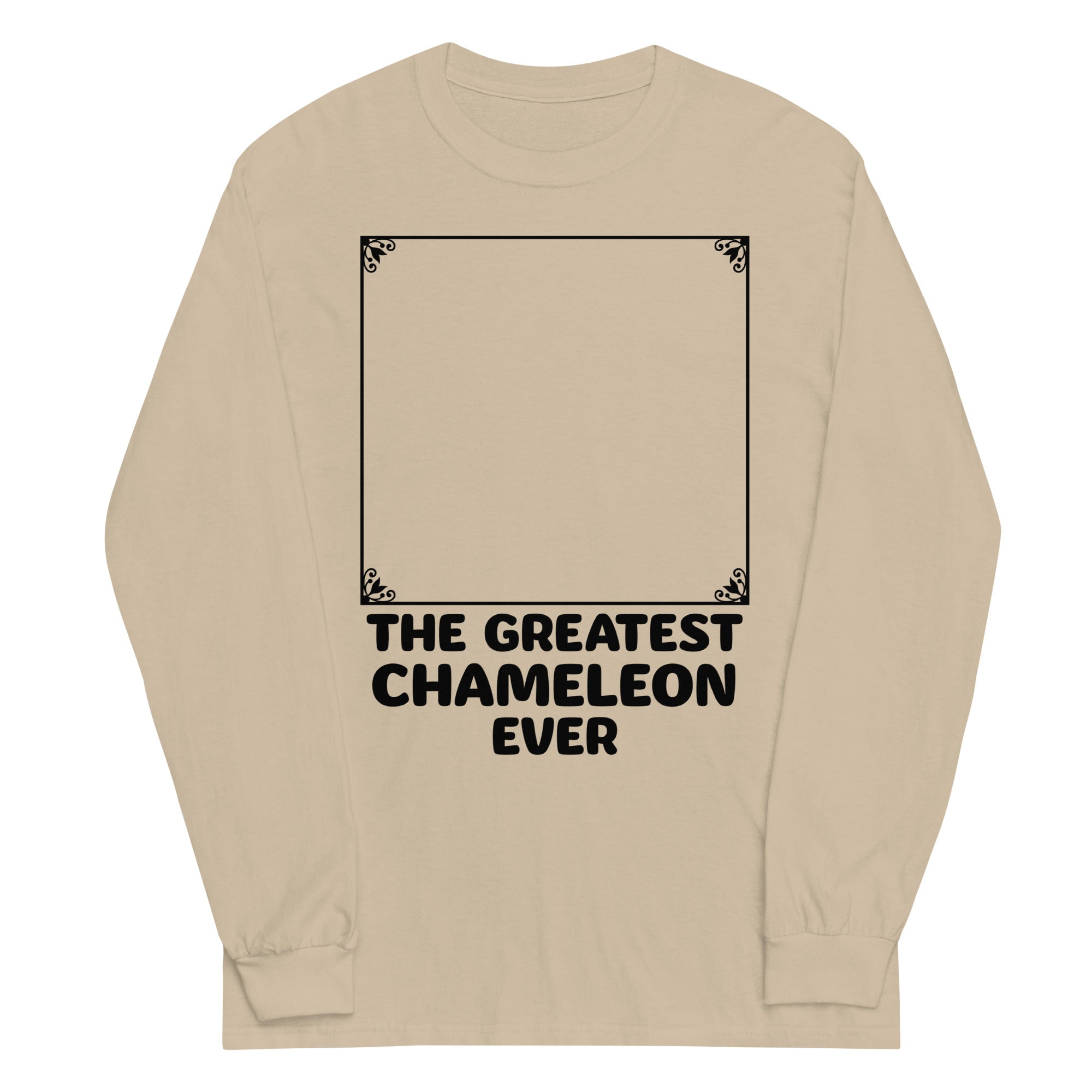 The Greatest Chameleon Ever Unisex Long Sleeve Tee Hoodie, Sweatshirt | PureTeeCo.com (Image 4)