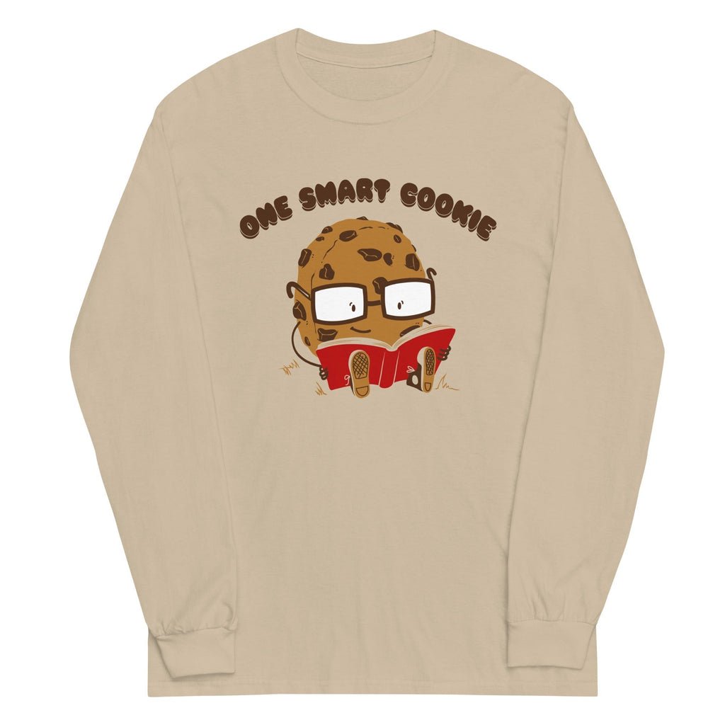 One Smart Cookie Unisex Long Sleeve Tee Hoodie, Sweatshirt | PureTeeCo.com (Image 3)