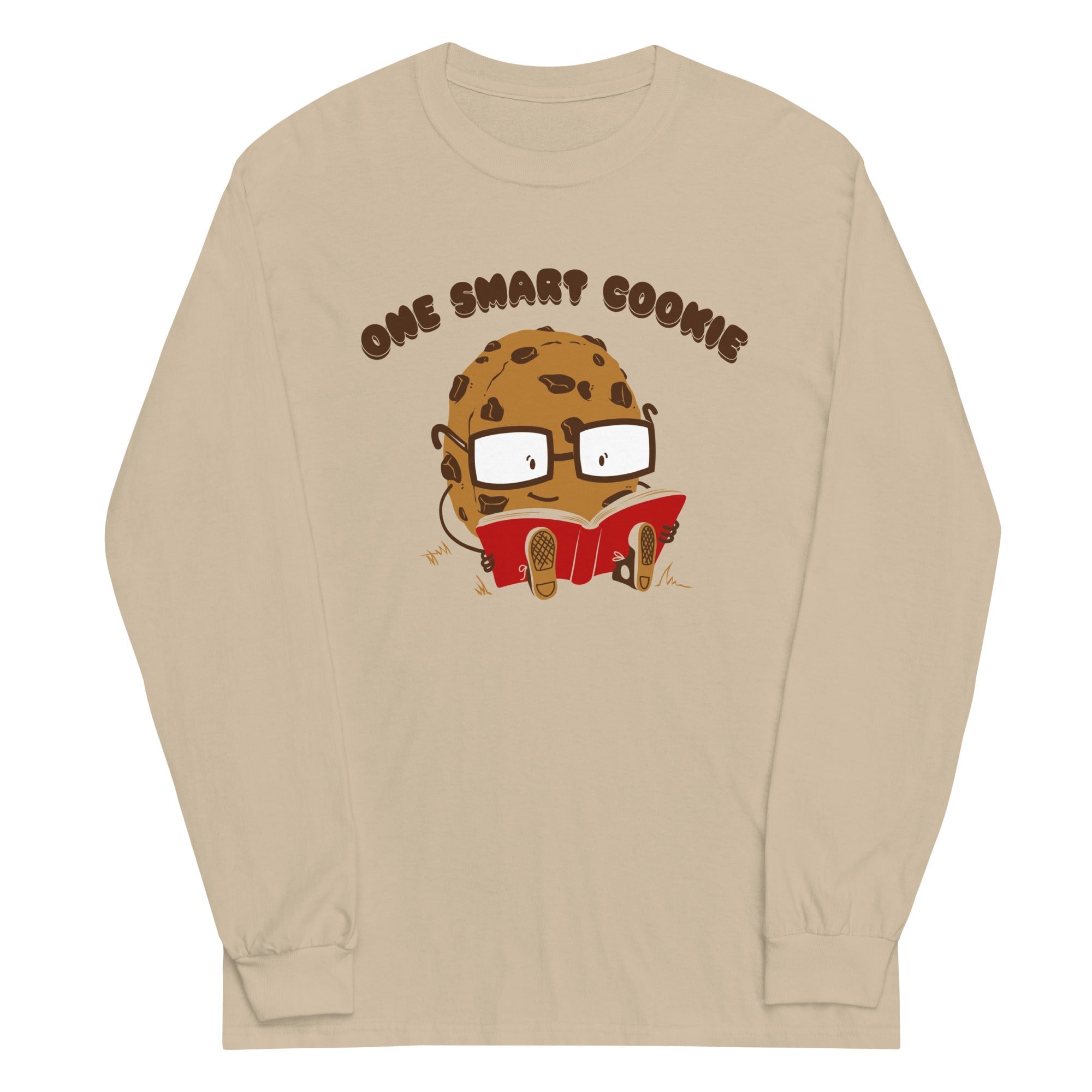 One Smart Cookie Unisex Long Sleeve Tee Hoodie, Sweatshirt | PureTeeCo.com (Image 3)