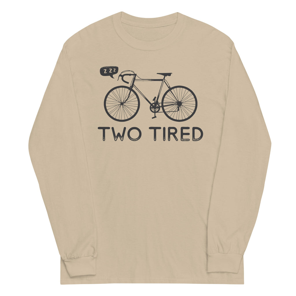 Two Tired Unisex Long Sleeve Tee Hoodie, Sweatshirt | PureTeeCo.com (Image 3)