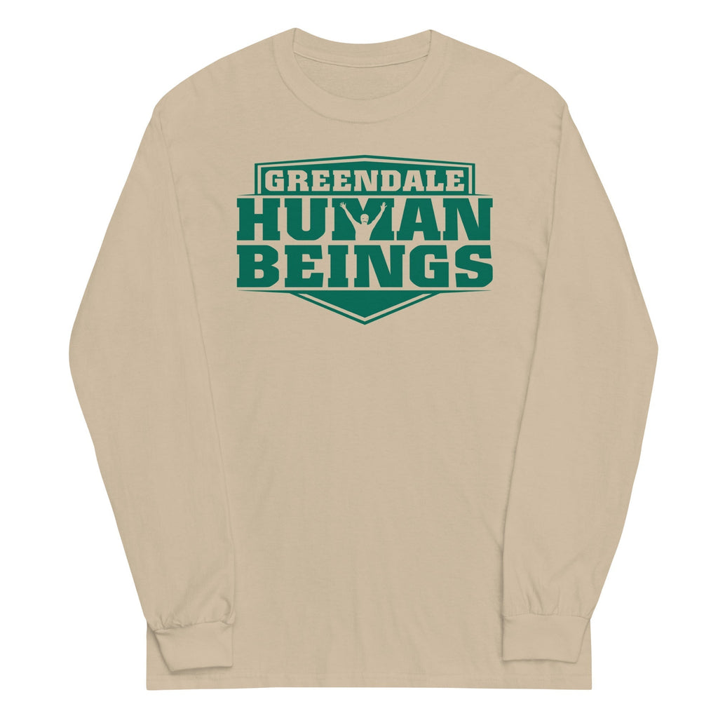 Greendale Human Beings Unisex Long Sleeve Tee Hoodie, Sweatshirt | PureTeeCo.com (Image 3)