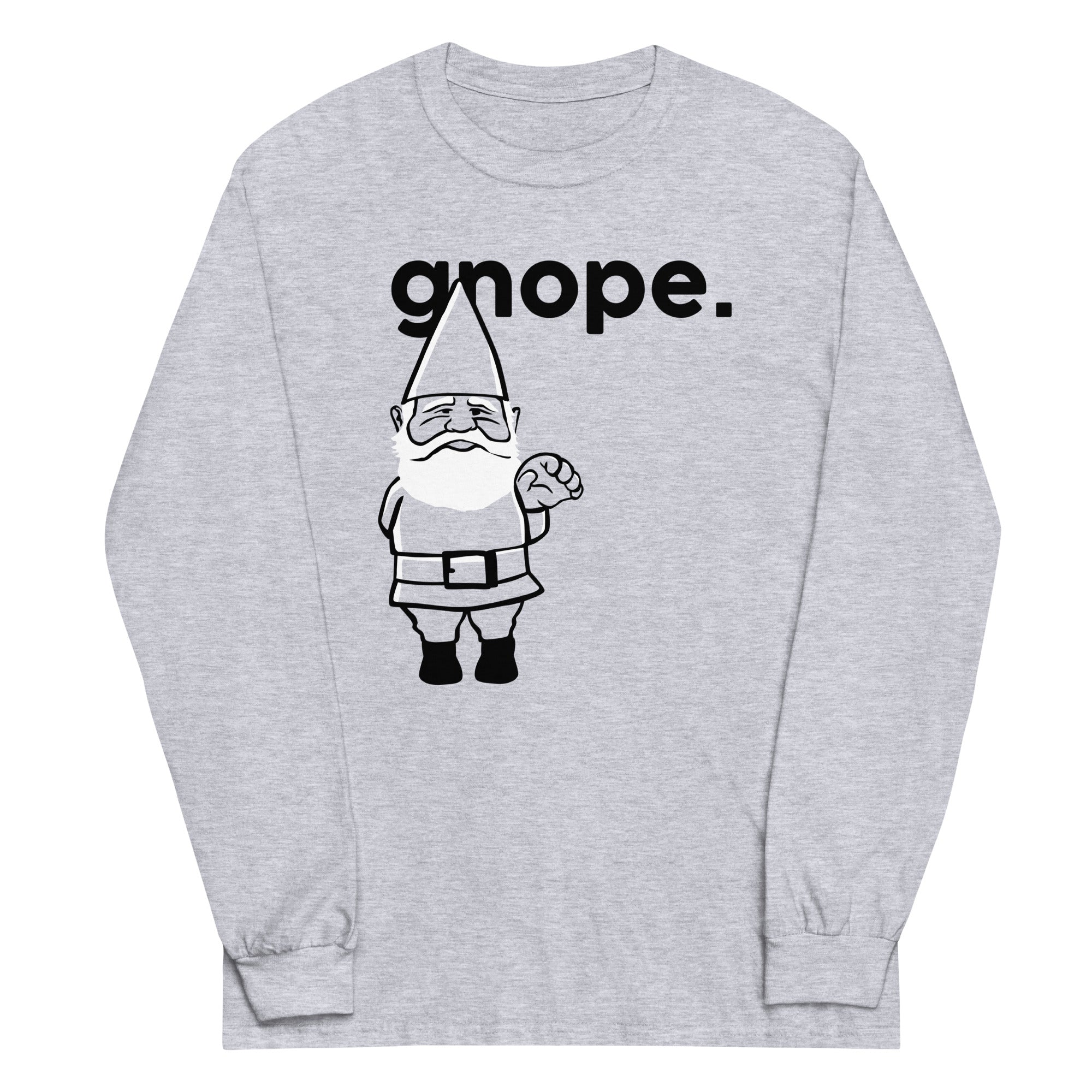 Gnope Unisex Long Sleeve Tee Hoodie, Sweatshirt | PureTeeCo.com (Image 1)