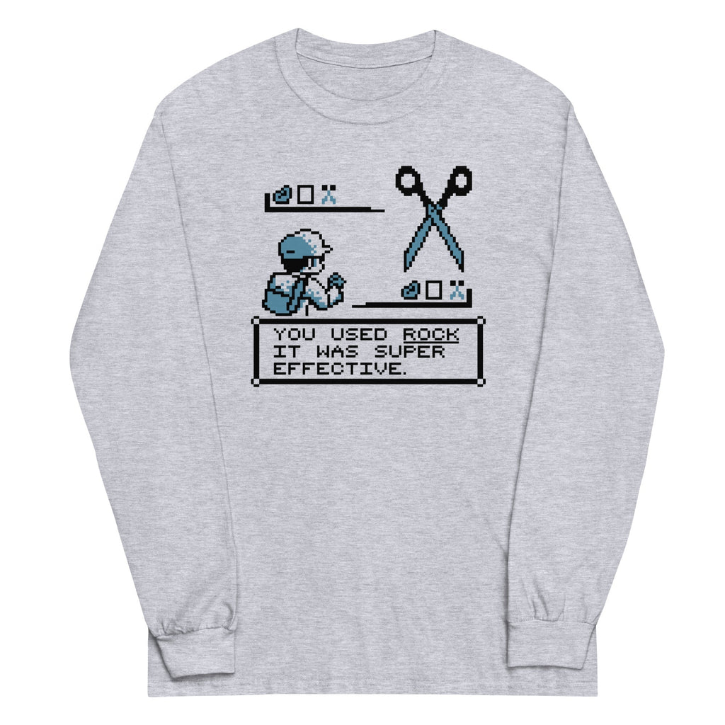 Rock Paper Scissors Battle Unisex Long Sleeve Tee Hoodie, Sweatshirt | PureTeeCo.com (Image 1)