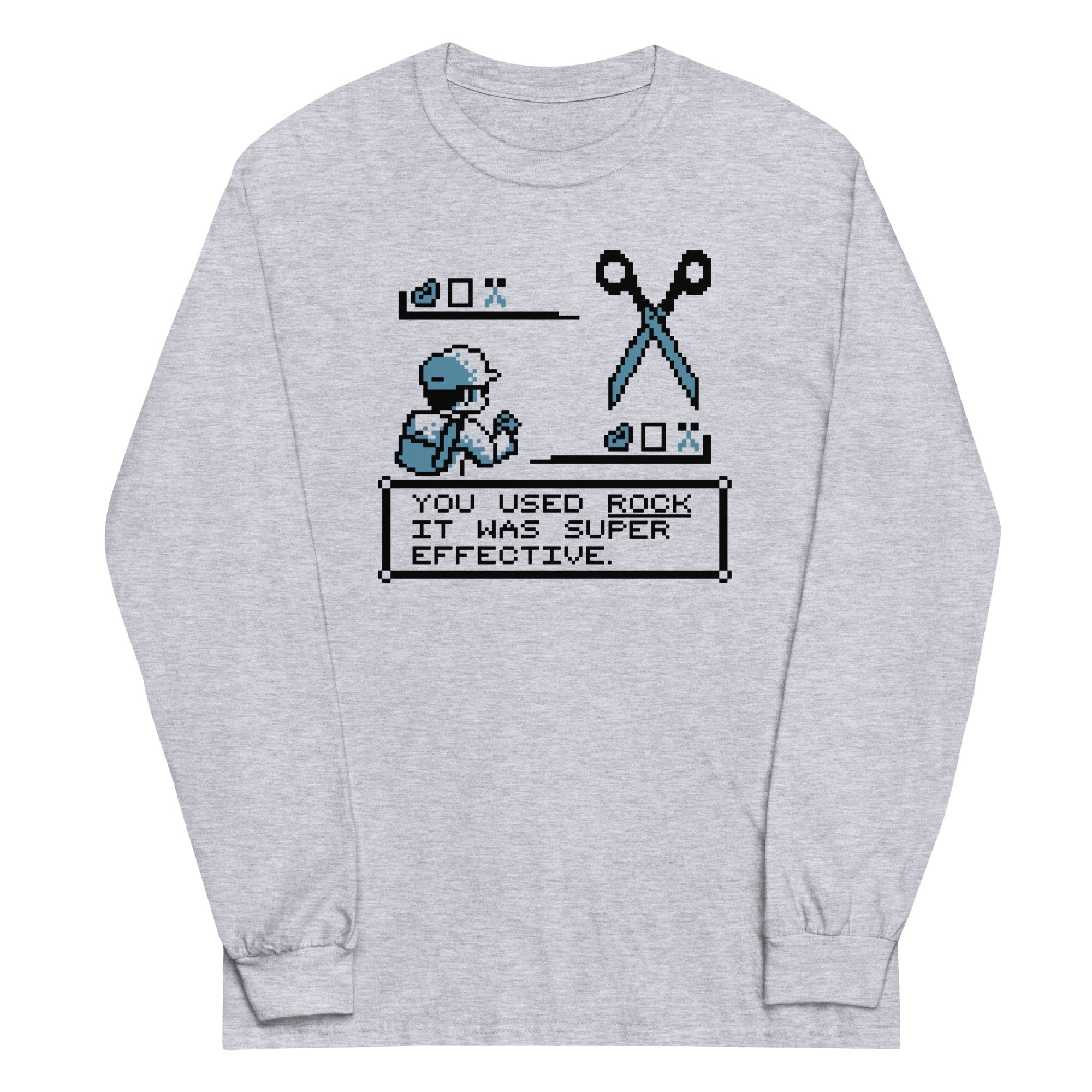 Rock Paper Scissors Battle Unisex Long Sleeve Tee Hoodie, Sweatshirt | PureTeeCo.com (Image 1)