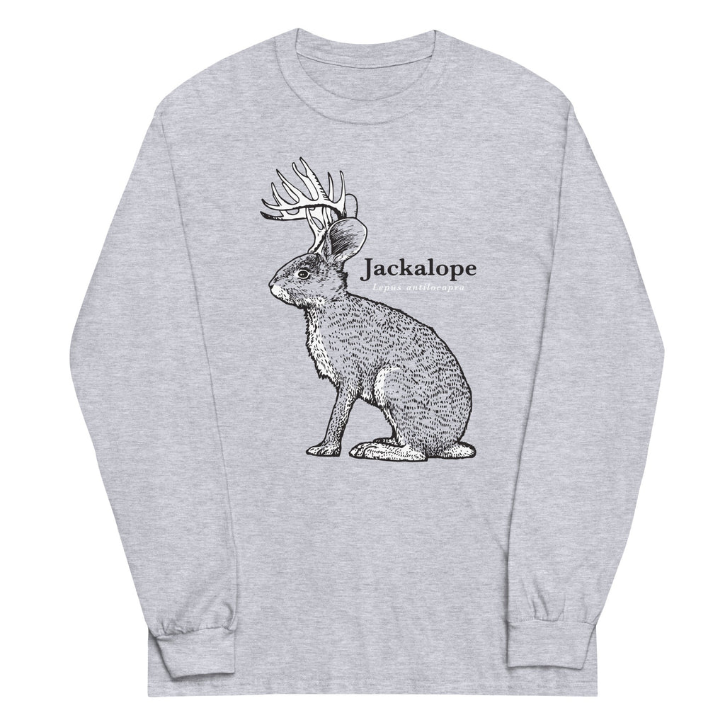 Jackalope Unisex Long Sleeve Tee Hoodie, Sweatshirt | PureTeeCo.com (Image 1)