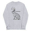 Jackalope Unisex Long Sleeve Tee Hoodie, Sweatshirt | PureTeeCo.com (Image 1)